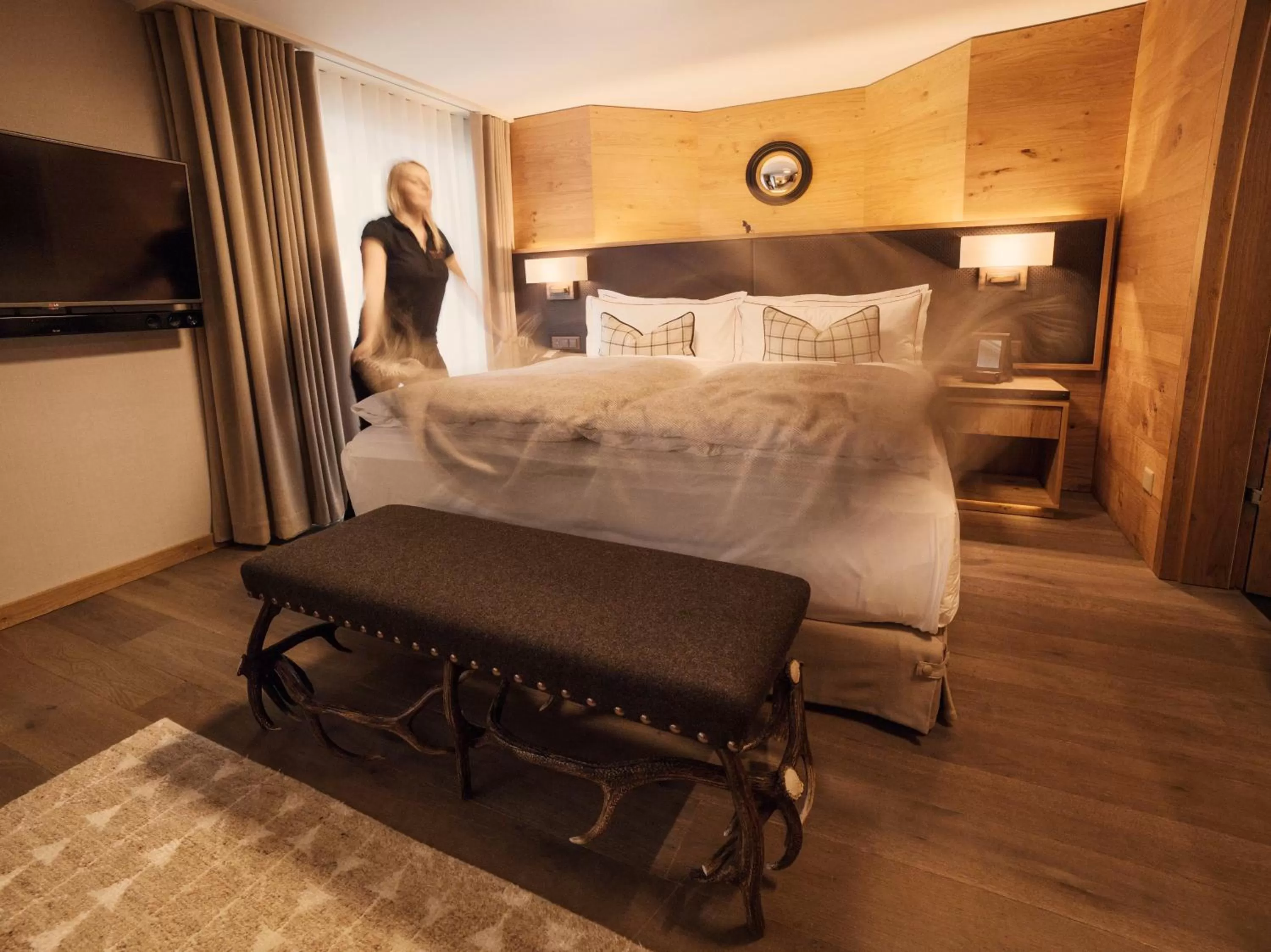 Bedroom, Bed in The Capra Saas-Fee