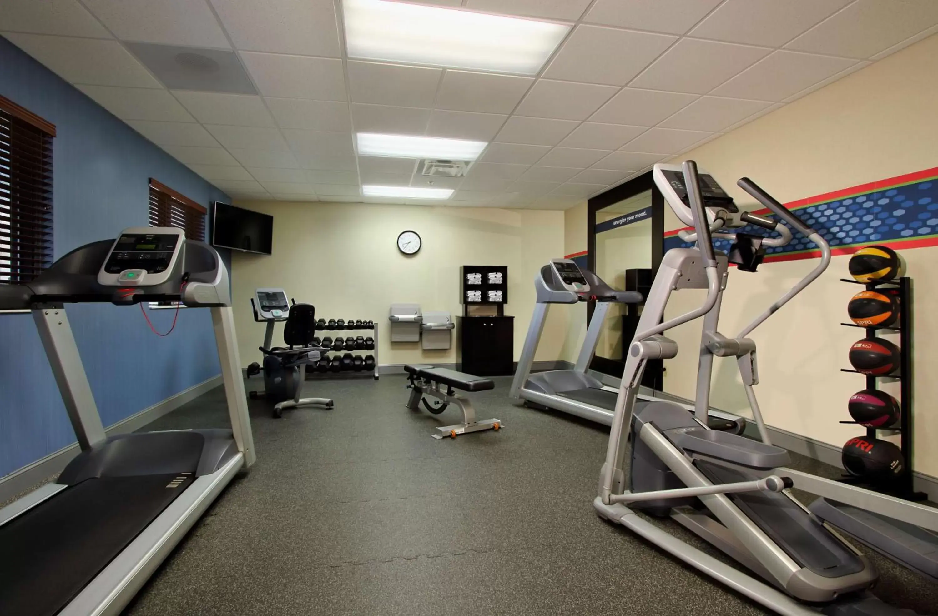 Fitness centre/facilities, Fitness Center/Facilities in Hampton Inn & Suites Madisonville