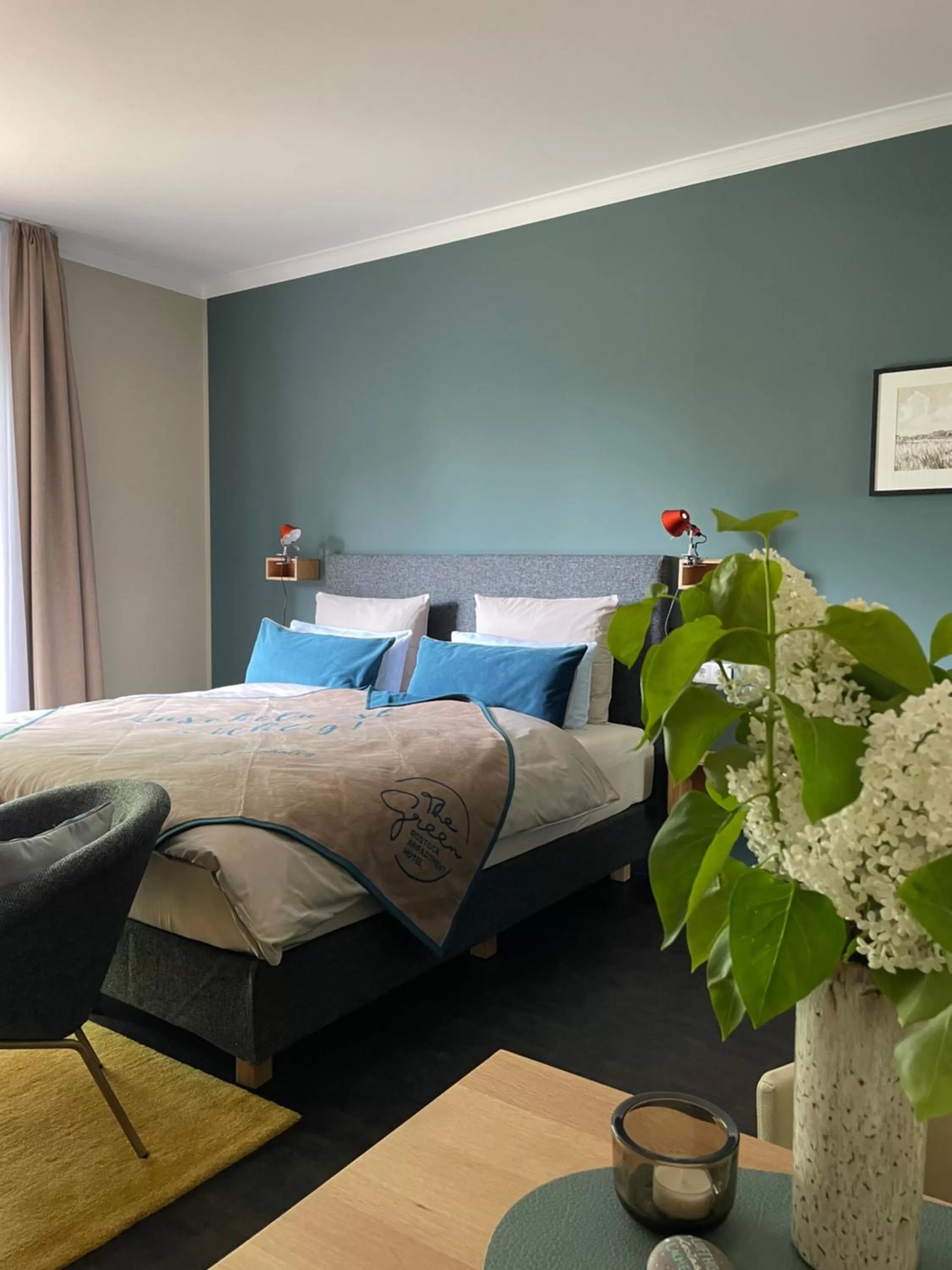 Photo of the whole room, Bed in The Green Rostock Apartment Hotel