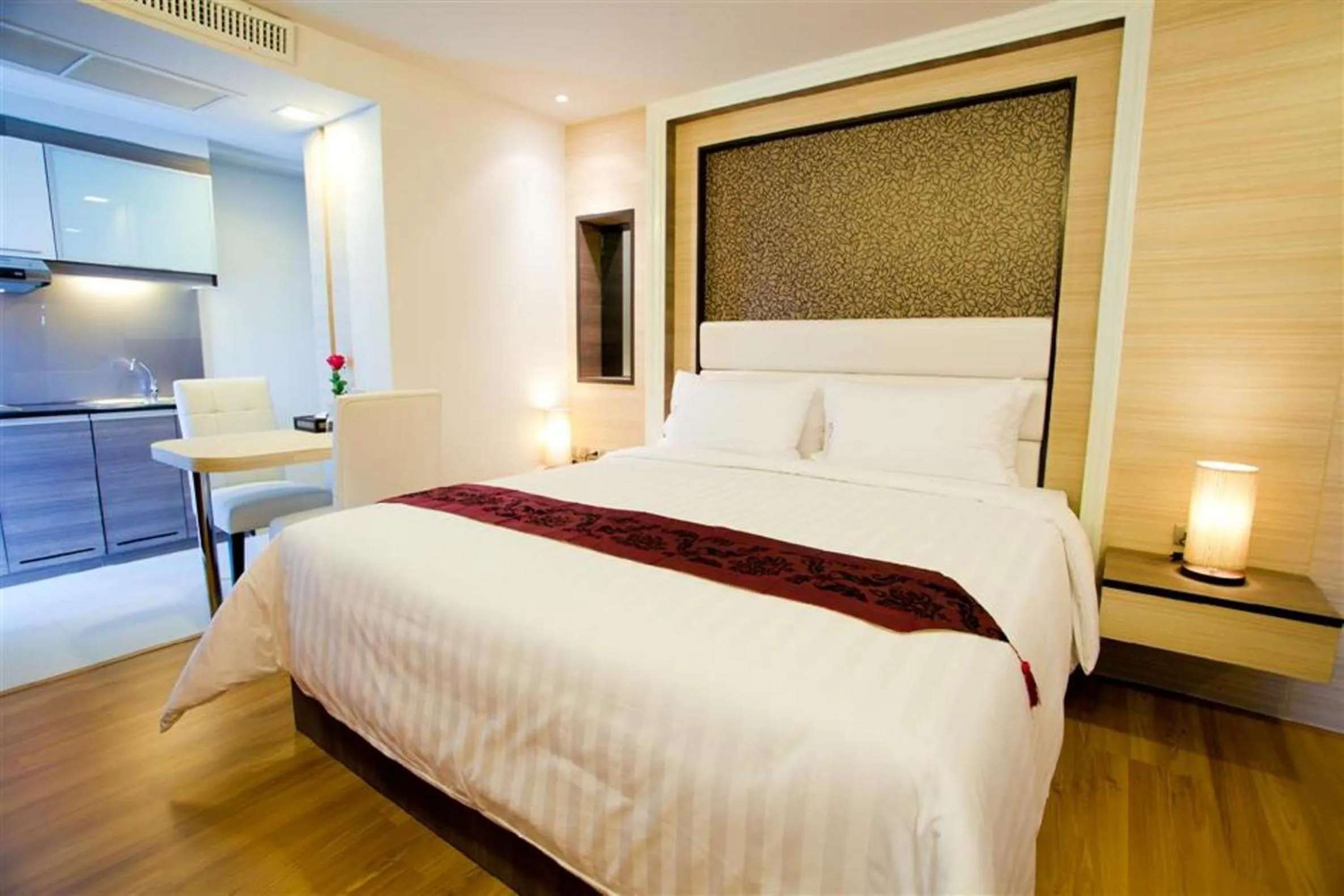 Bed in Icheck Inn Residences Sukhumvit 20