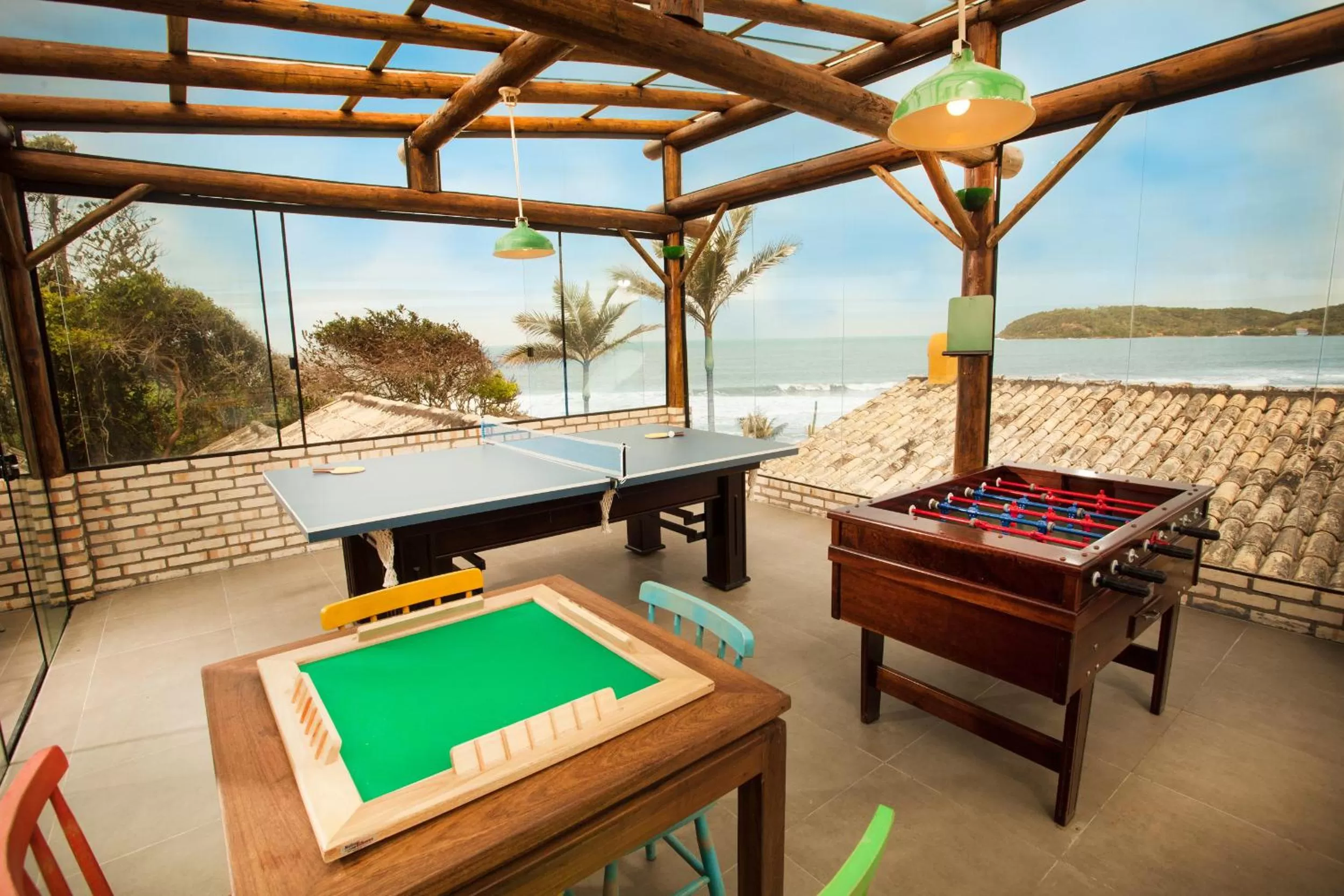 Game Room, Billiards in Pousada Canto da Vigia