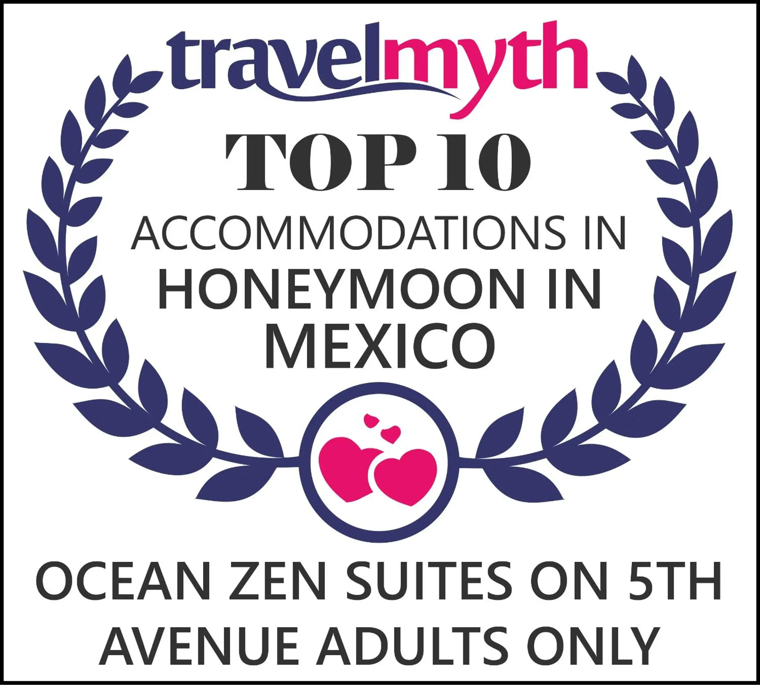 Certificate/Award in Ocean Zen Suites on 5th Avenue - Adults Only