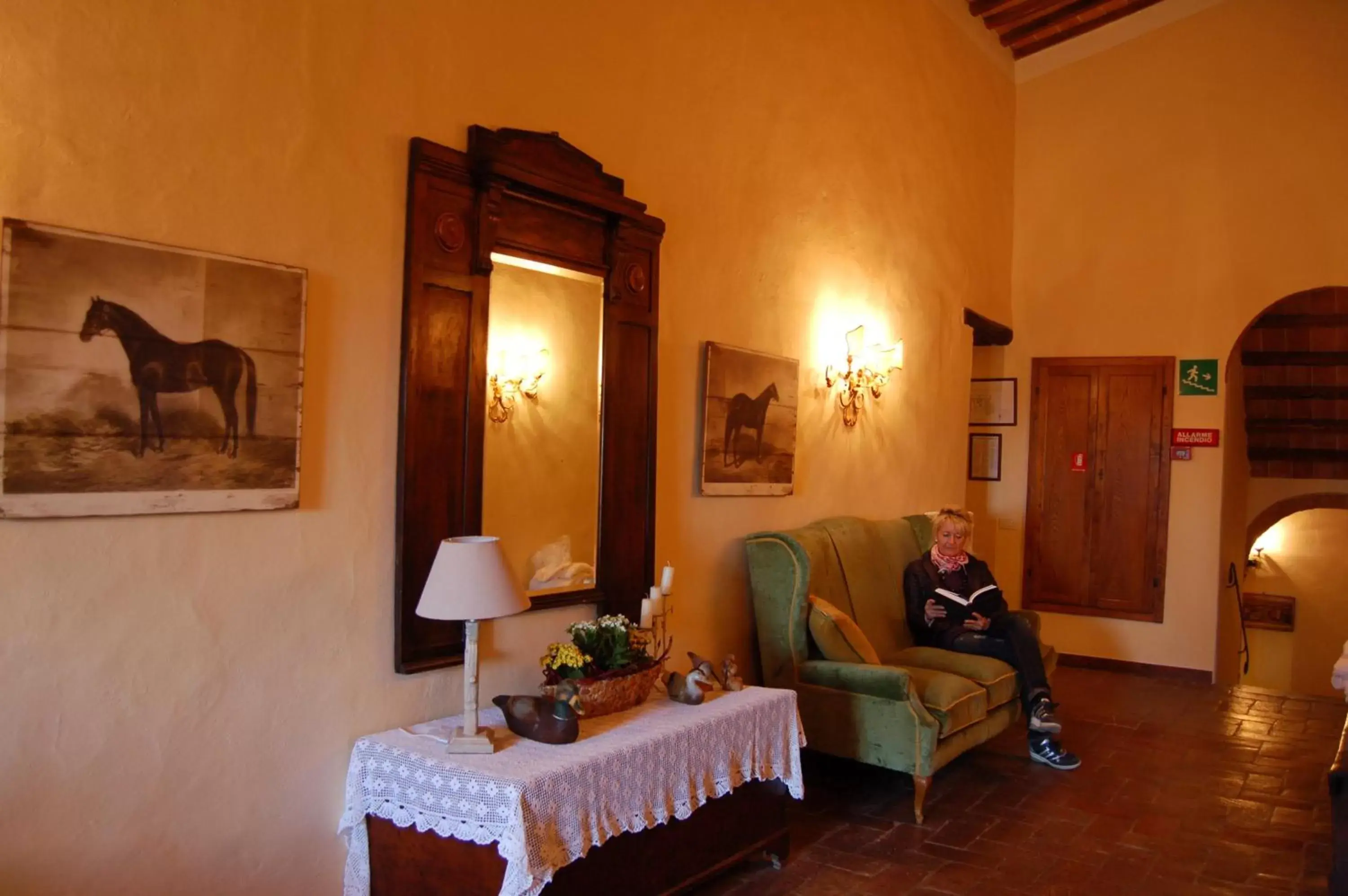Decorative detail, Seating Area in Hotel Belvedere Di San Leonino