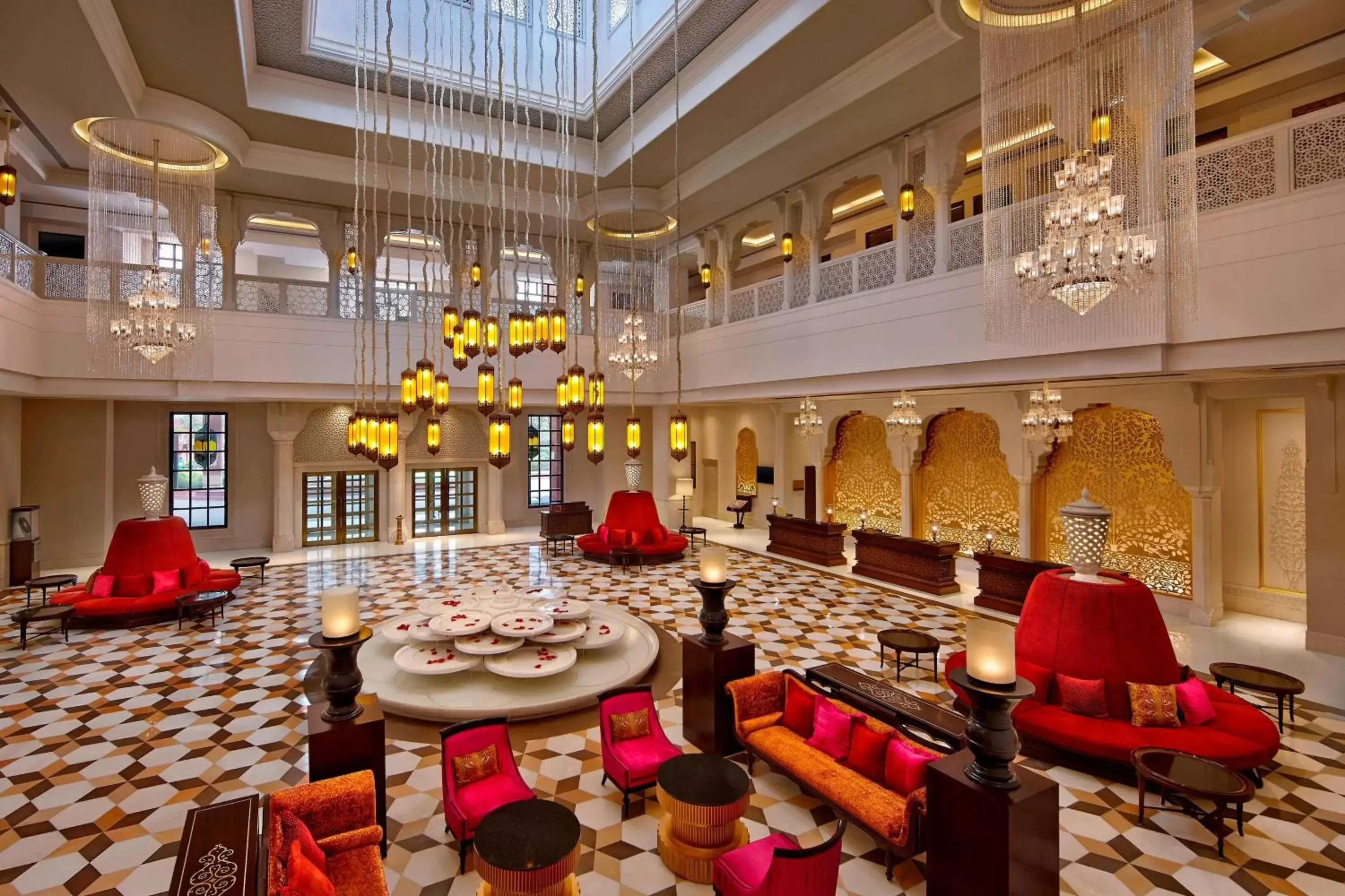 Lobby or reception in ITC Rajputana, a Luxury Collection Hotel, Jaipur