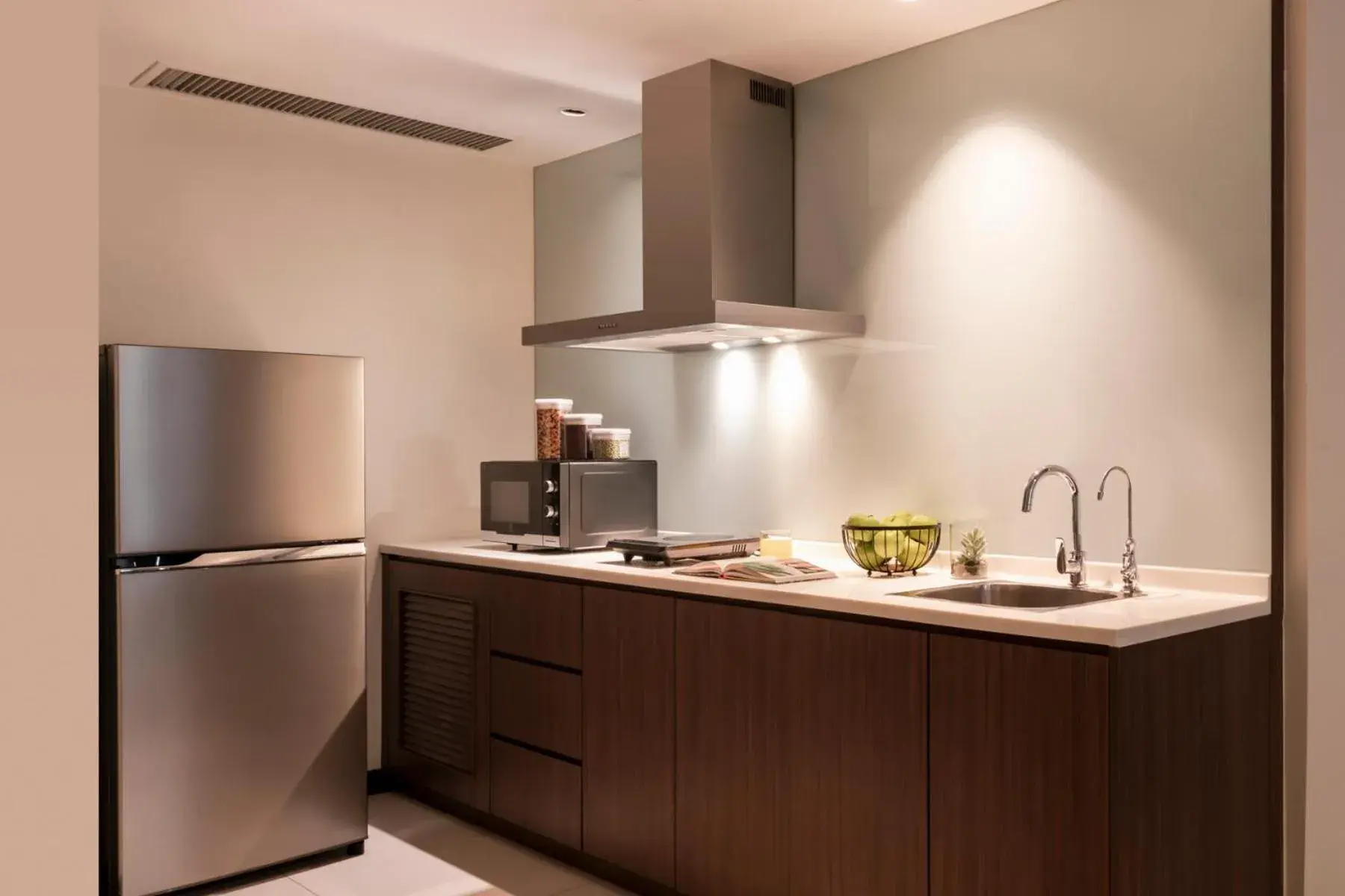 kitchen, Kitchen/Kitchenette in Oakwood Hotel and Residence Kuala Lumpur