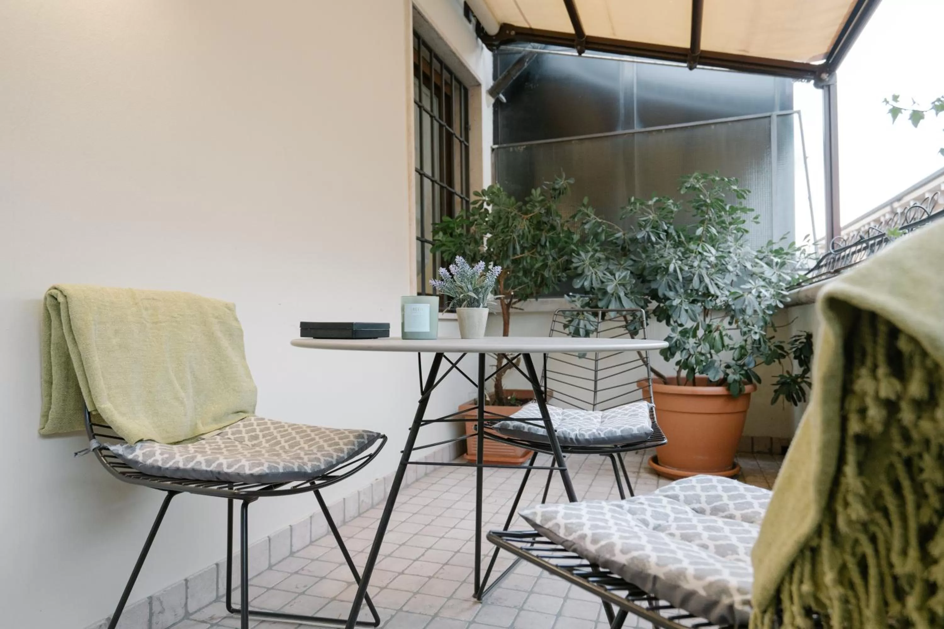 Balcony/Terrace in Hotel Giulietta e Romeo ***S
