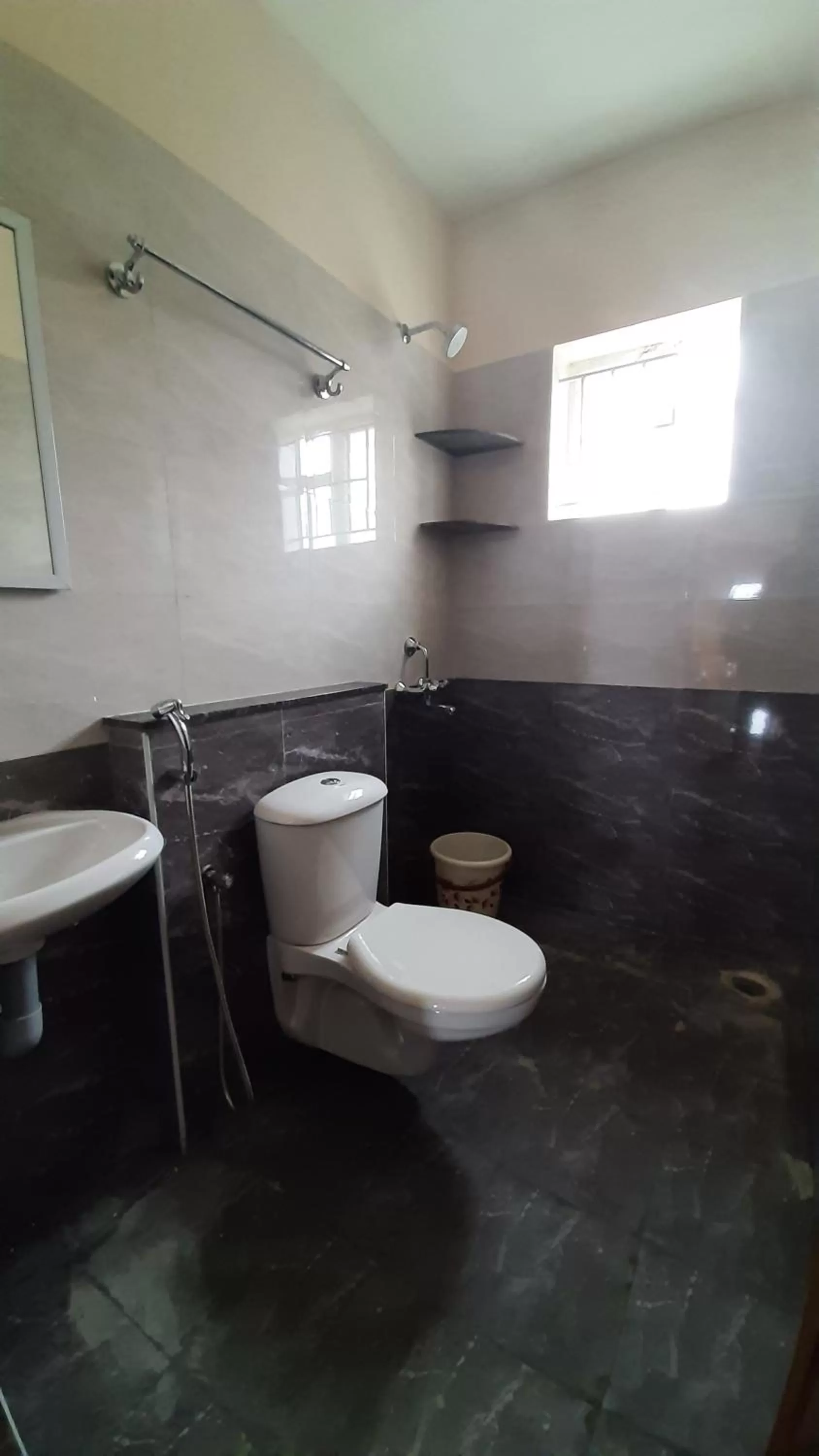 Bathroom in Shantham Service Apartments