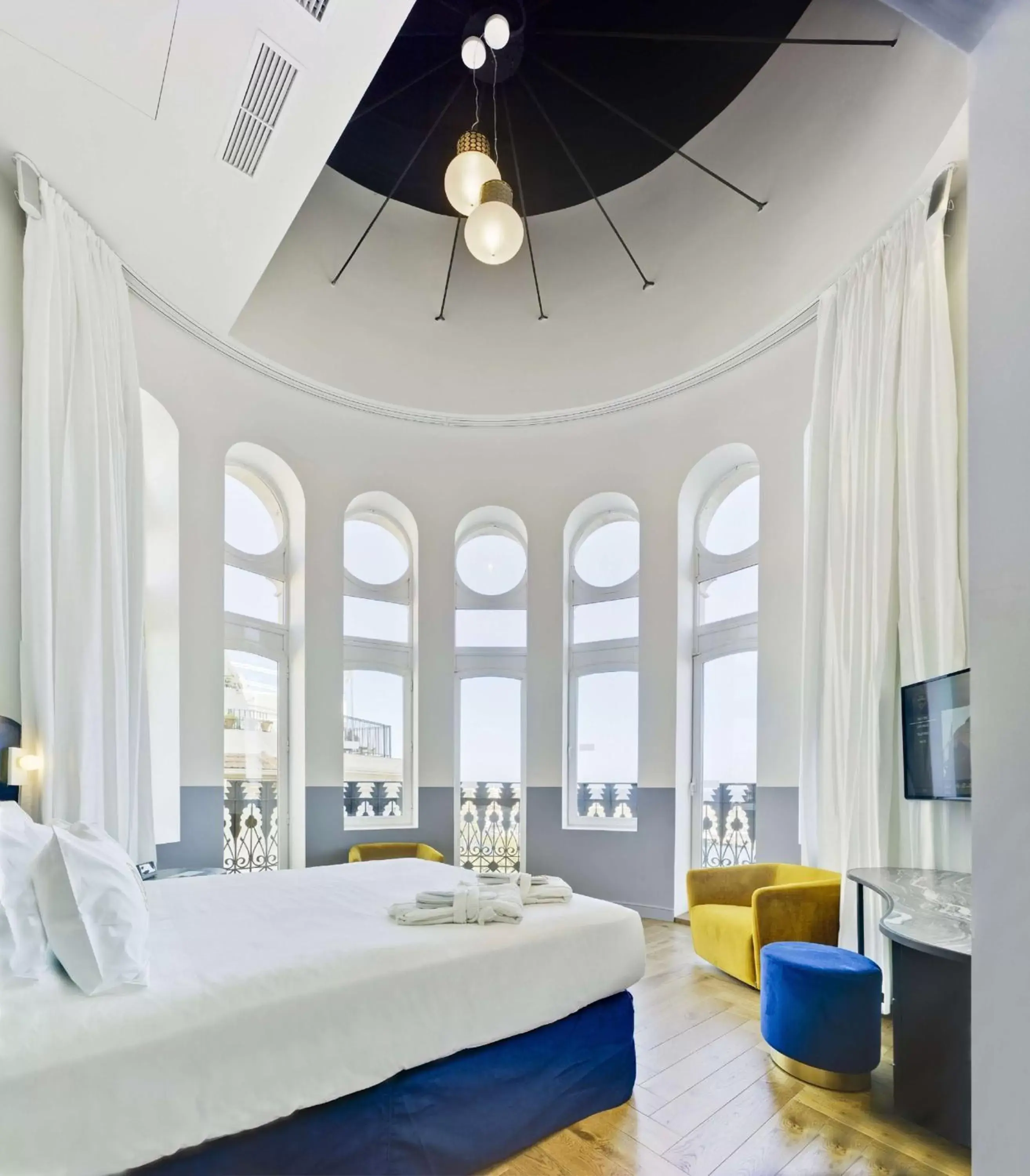 Bedroom, Bed in Casa Alberola Alicante, Curio Collection By Hilton