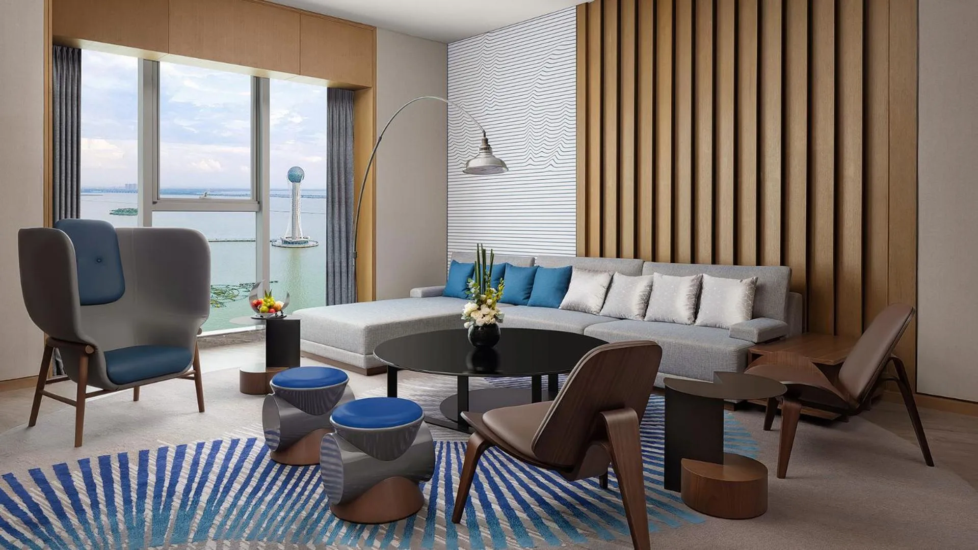 Living room in Renaissance Changzhou Wujin Hotel