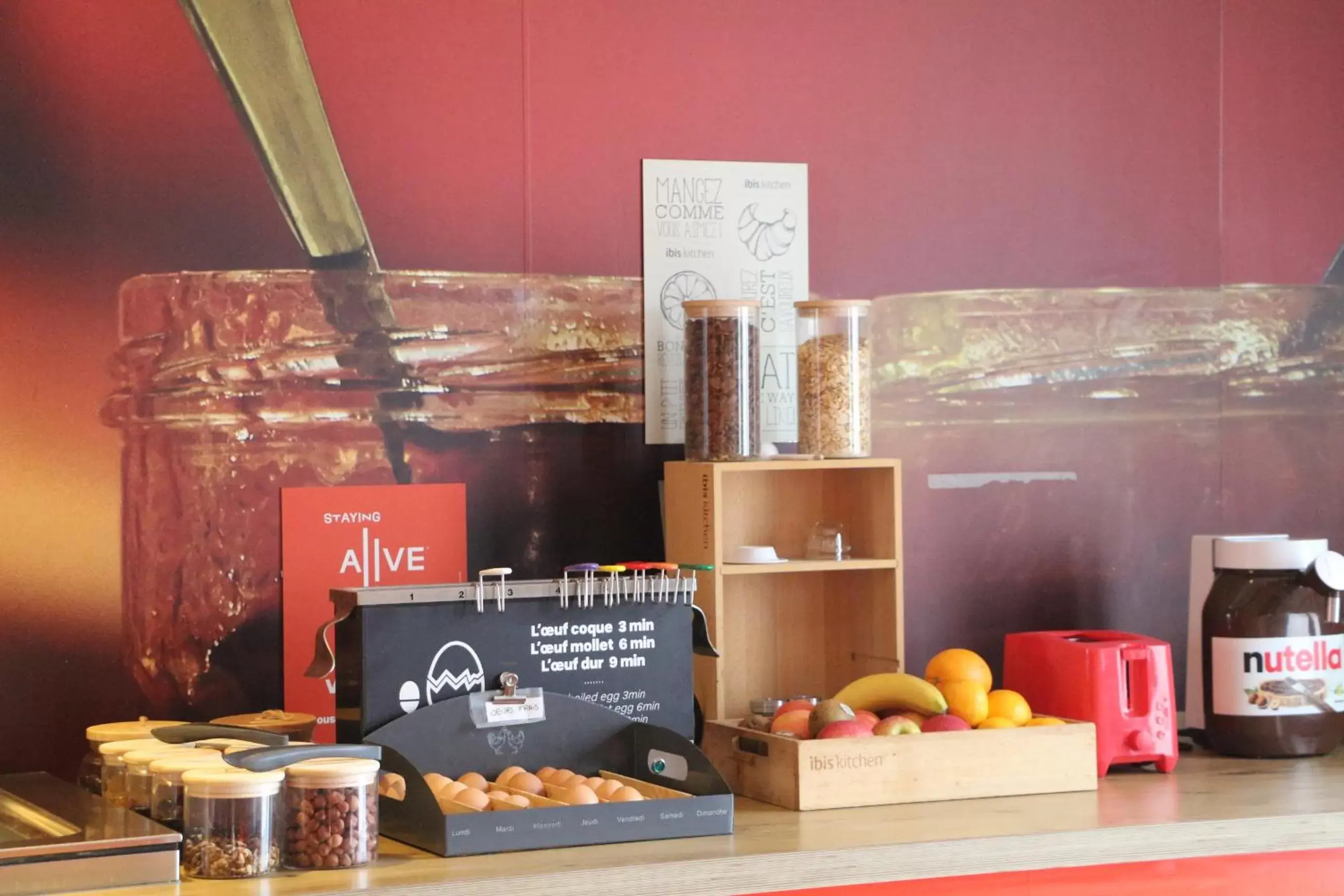 Buffet breakfast in Ibis Agen Centre Gare Buffet breakfast in Ibis Agen Centre Gare