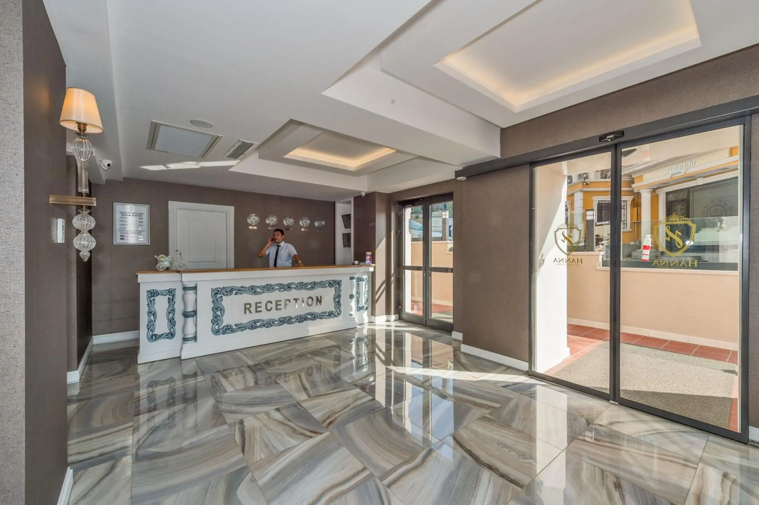 Decorative detail, Lobby/Reception in Hanna Hotel