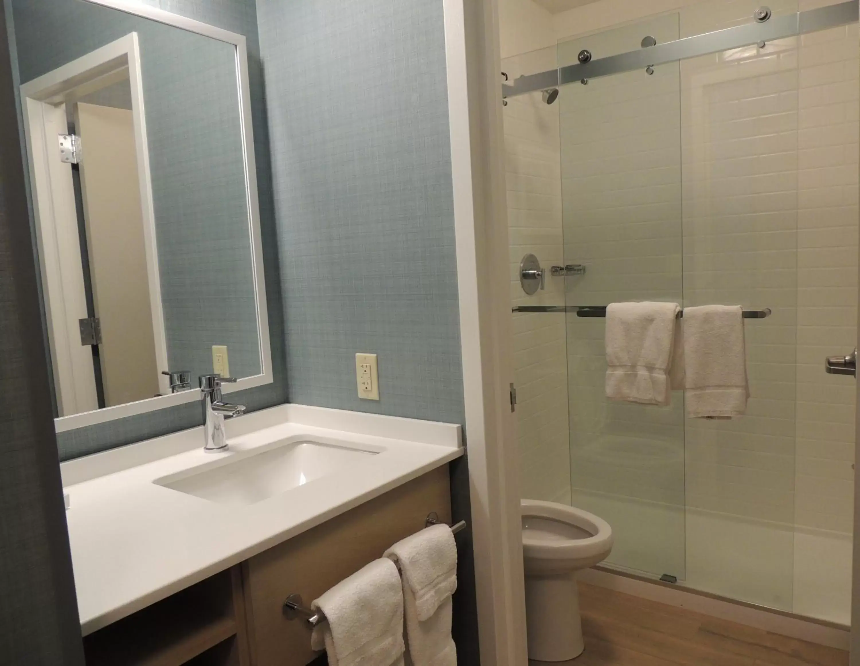 Shower, Bathroom in The Inn at Longwood Medical