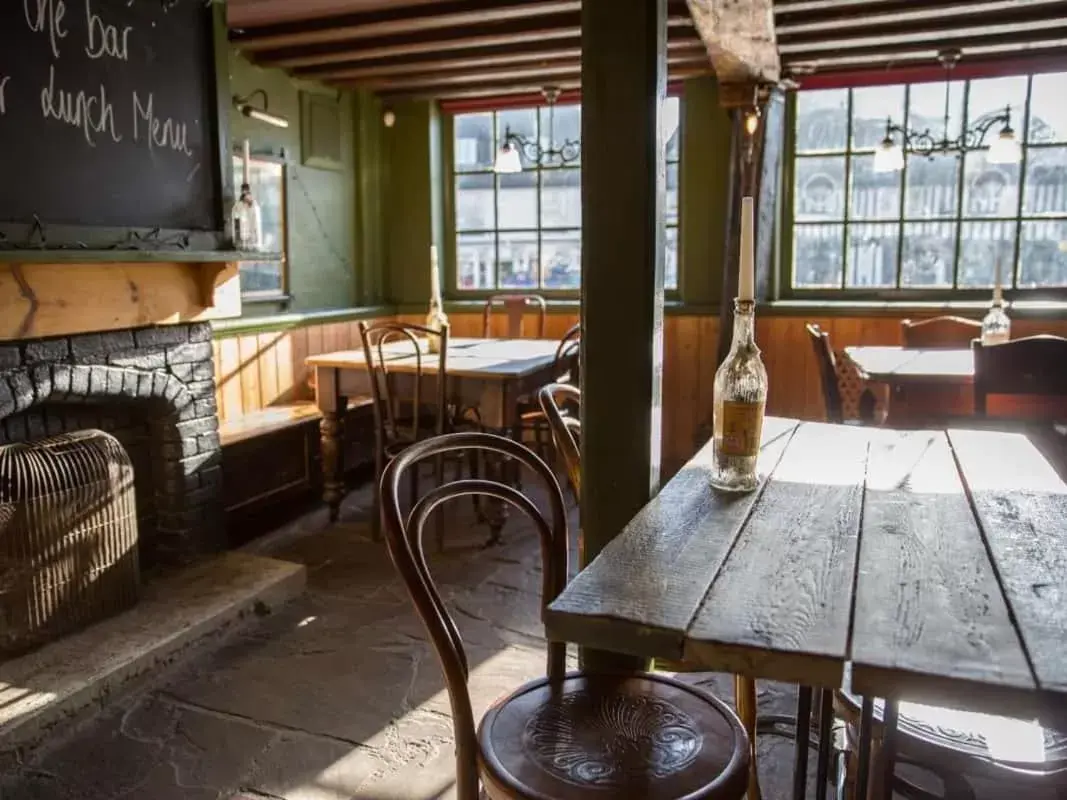 Dining area, Restaurant/Places to Eat in The Woolpack Hotel