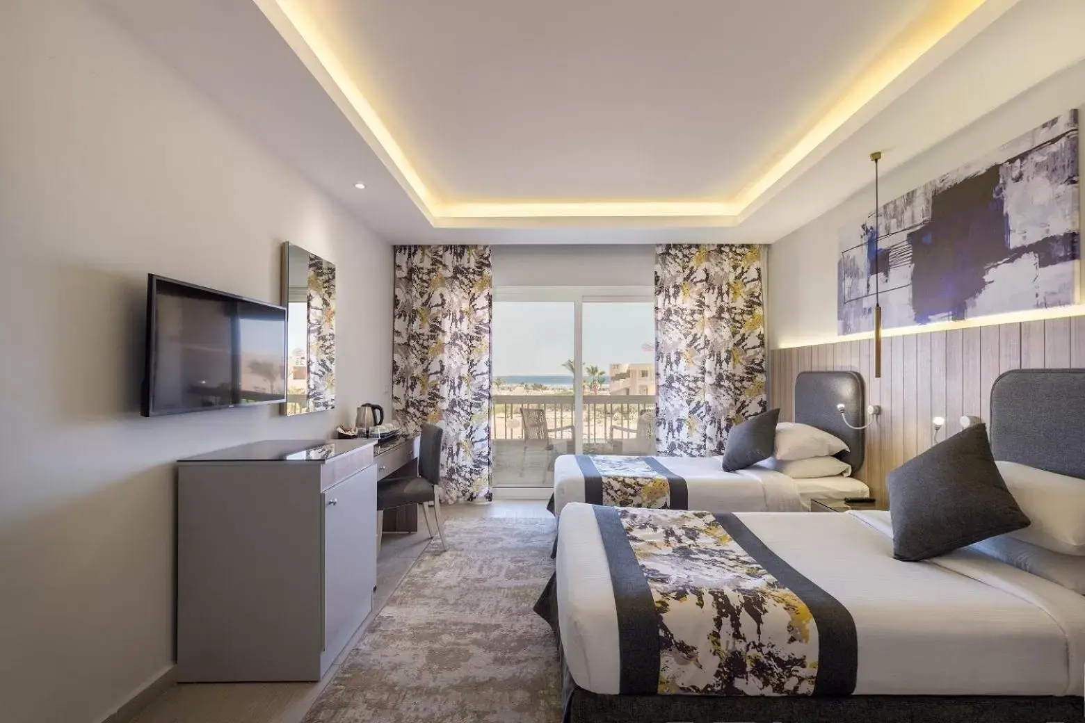 Bed in Hurghada Long Beach Resort