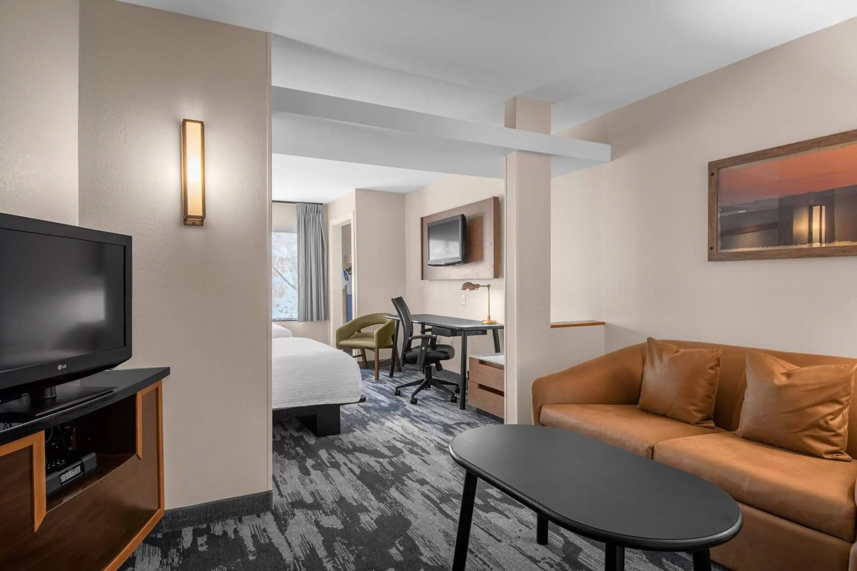 Living room, Seating Area in Fairfield by Marriott Inn & Suites Columbus Hilliard