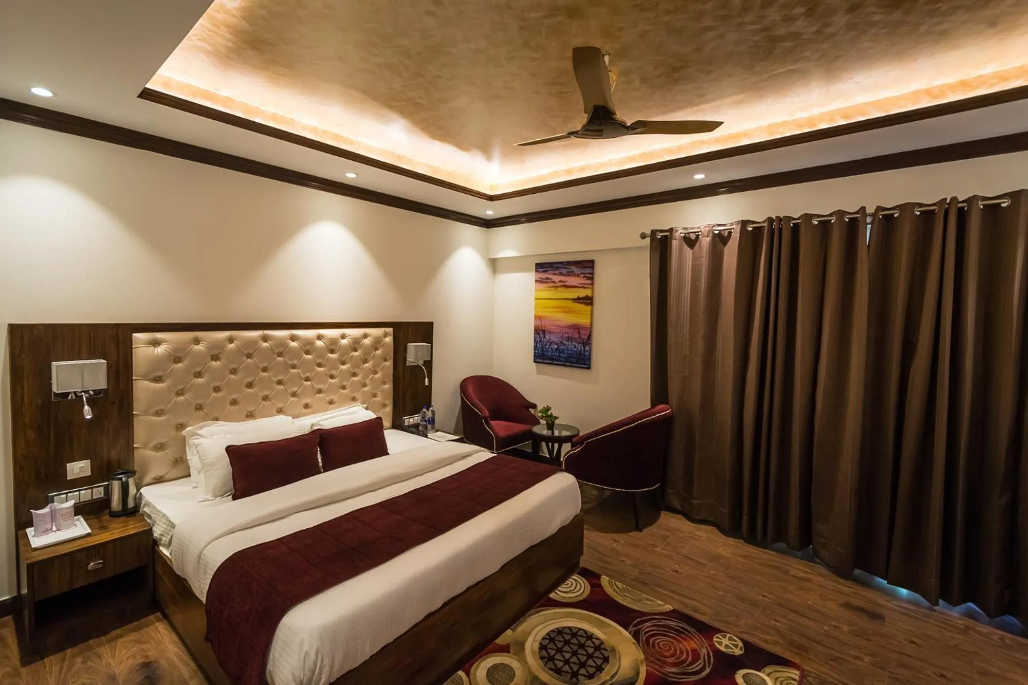 Bedroom, Bed in The Highland Park - A Truly River side Resort