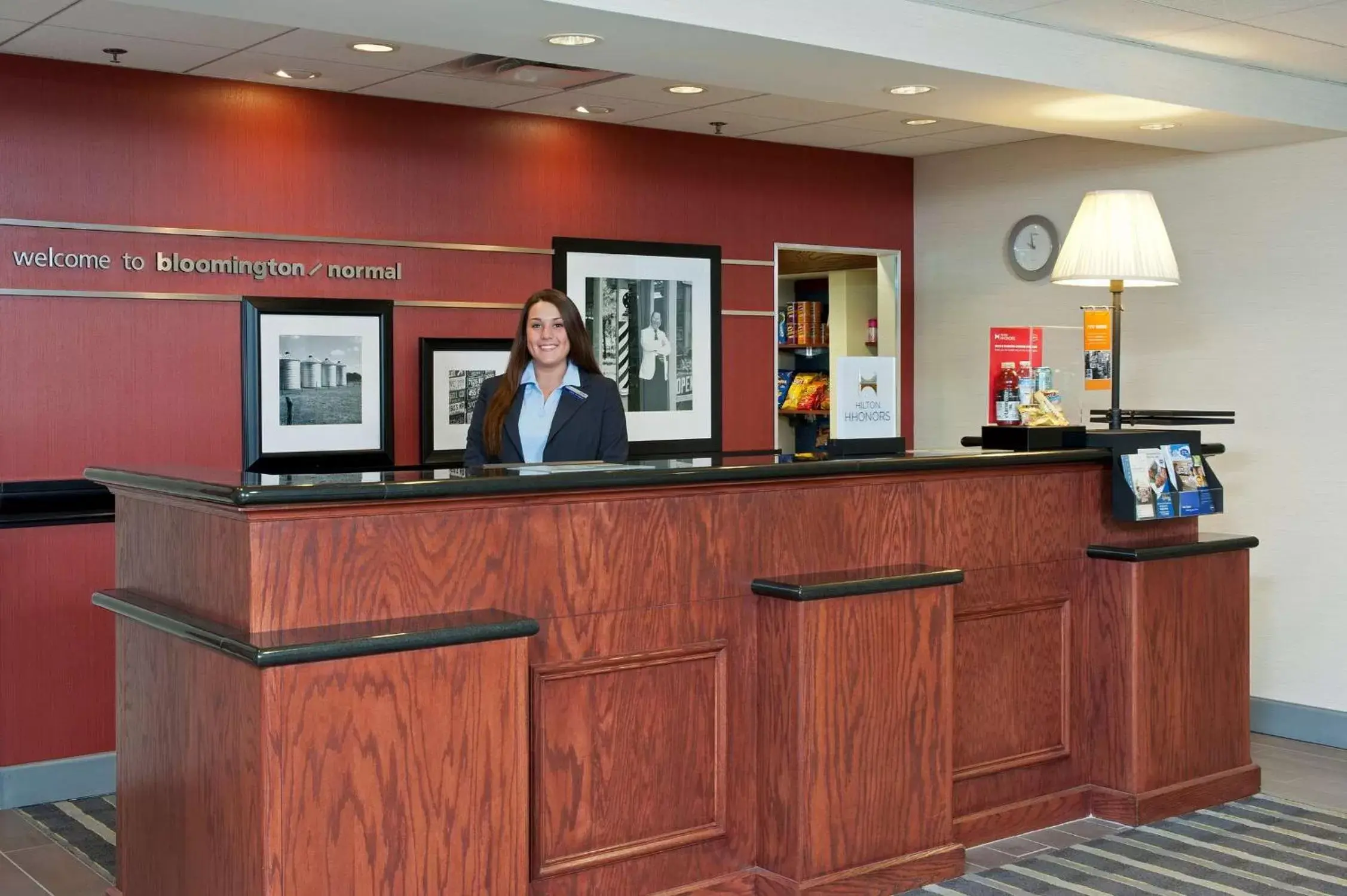 Lobby or reception, Lobby/Reception in Hampton Inn & Suites Bloomington Normal