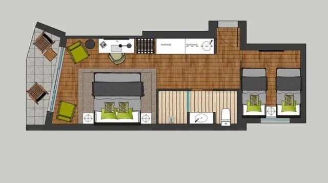 Floor plan in Allure On Ocean Motel - Mollymook Beach