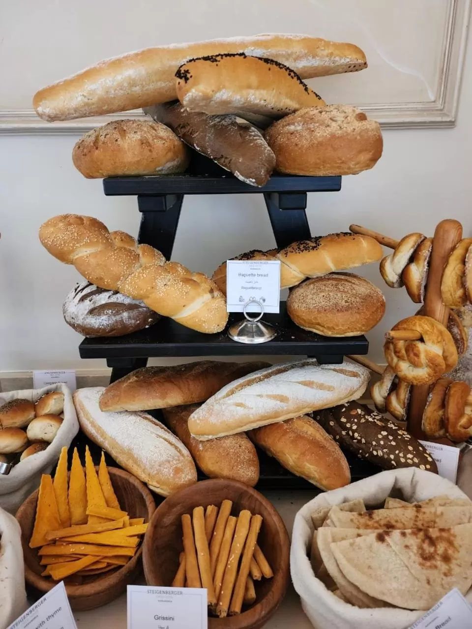 Buffet breakfast in Steigenberger Cecil Hotel Alexandria