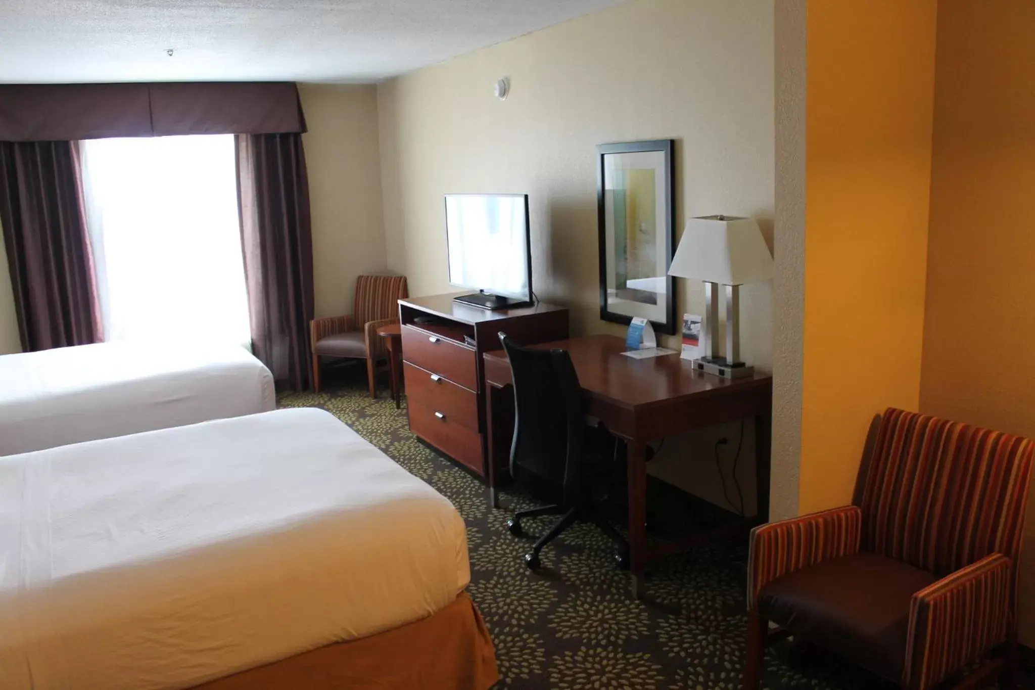 Photo of the whole room, TV/Entertainment Center in Holiday Inn Express Hotel & Suites Starkville, an IHG Hotel