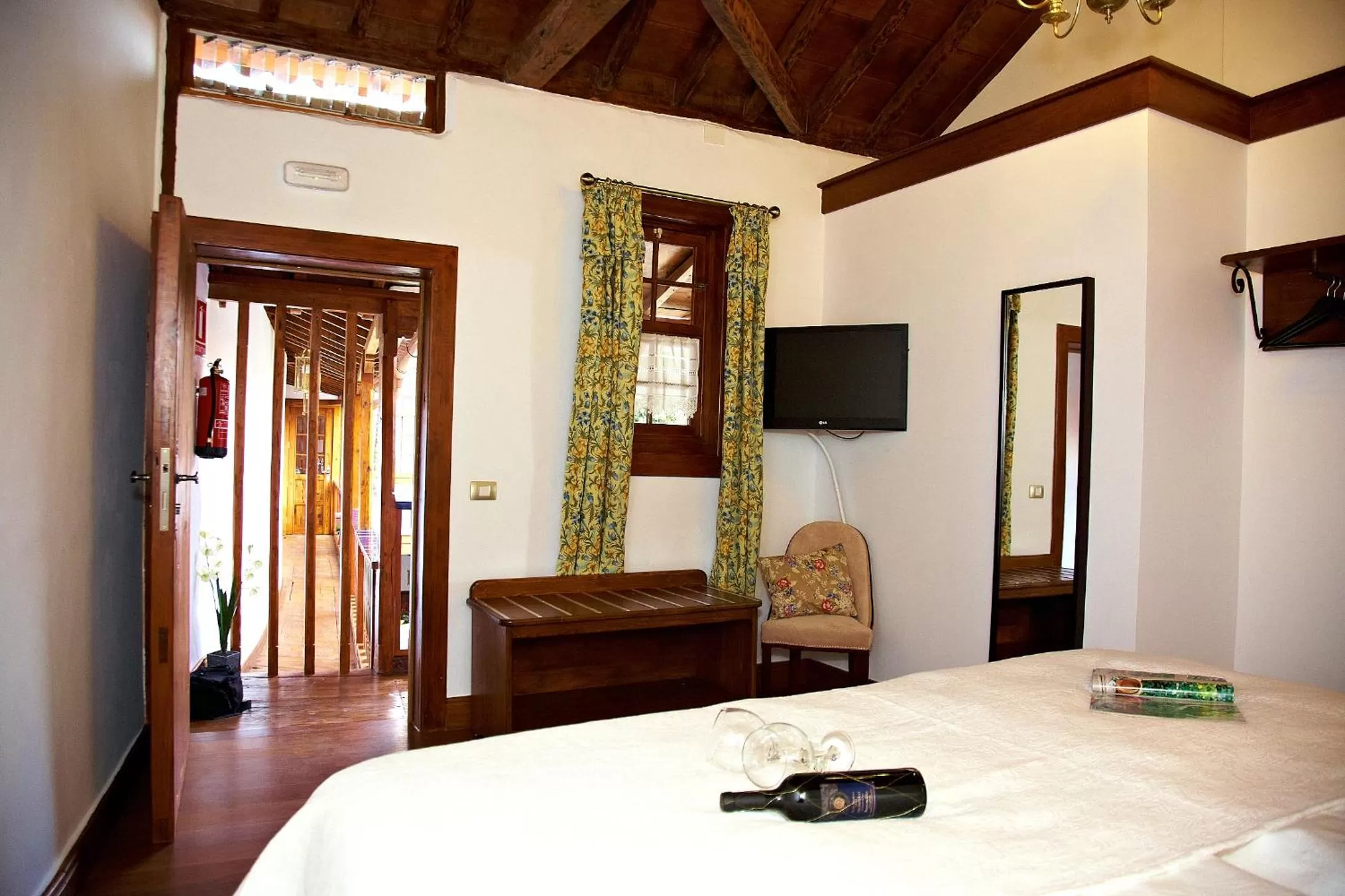 Decorative detail, Bed in Hotel Emblemático San Agustin