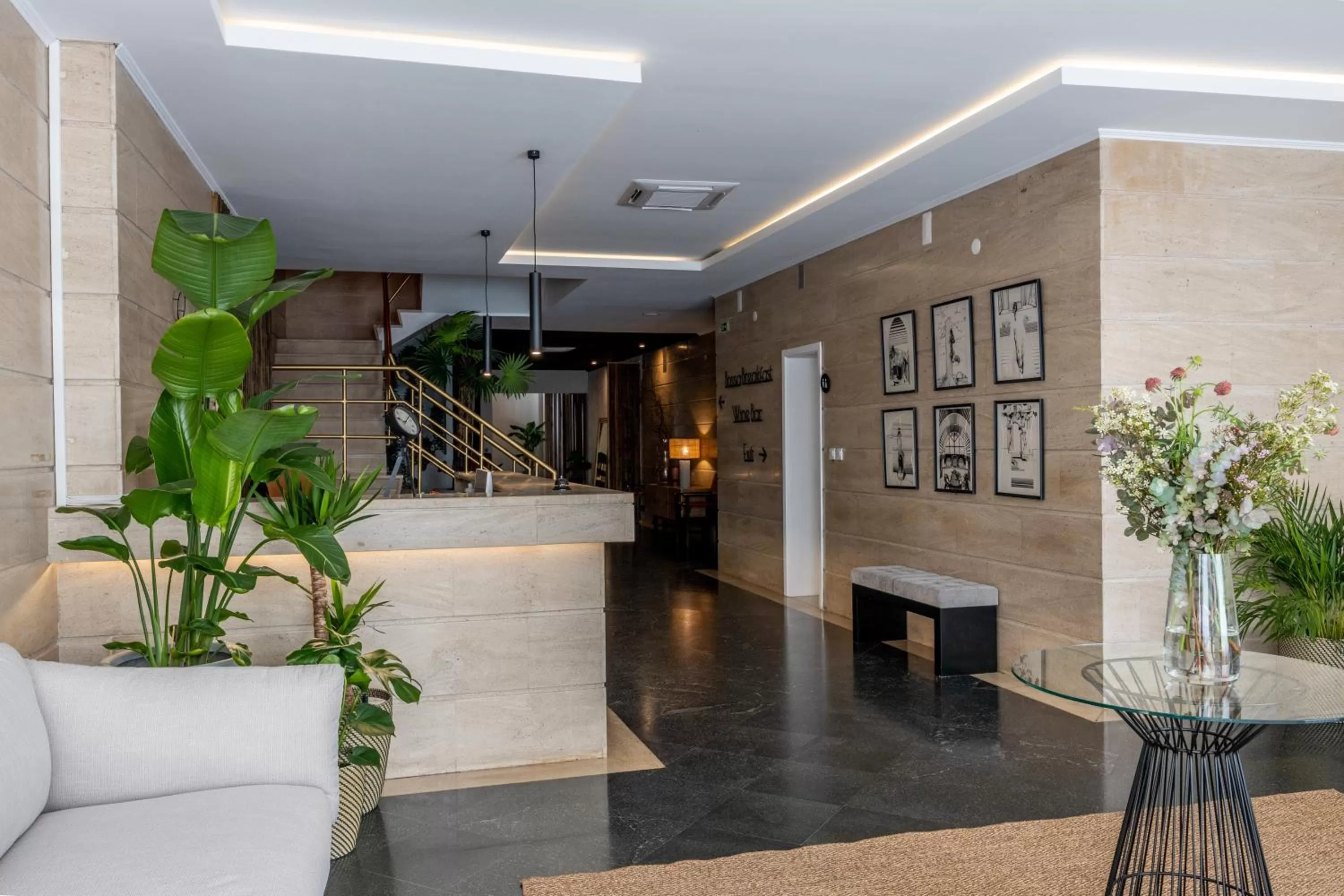 Lobby or reception in Bossa & Bed Hostel