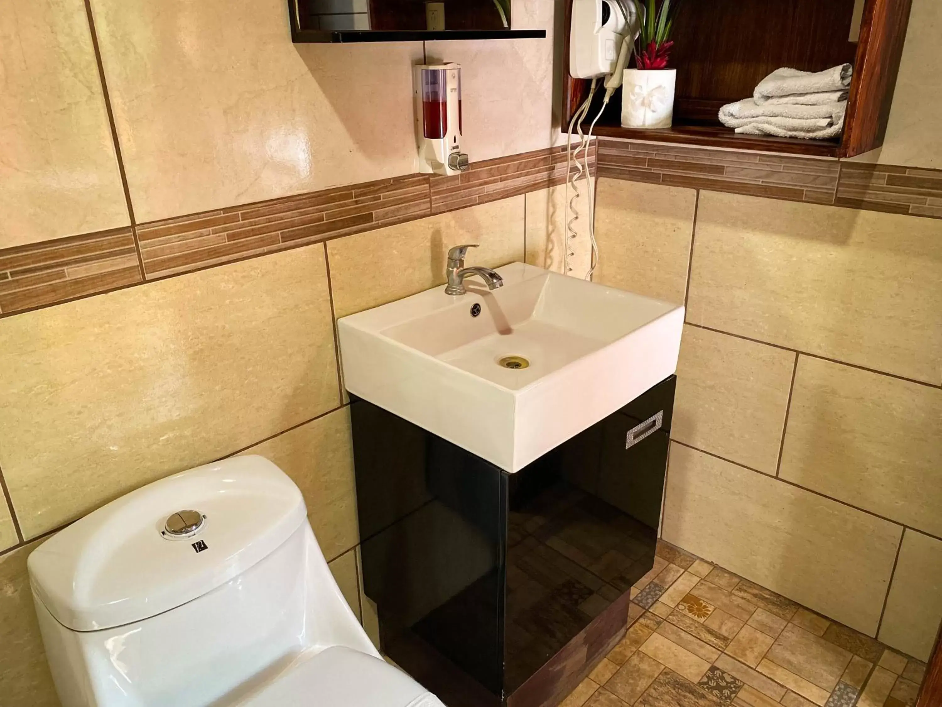 Toilet, Bathroom in Hotel Heliconias Nature Inn & Hot Springs