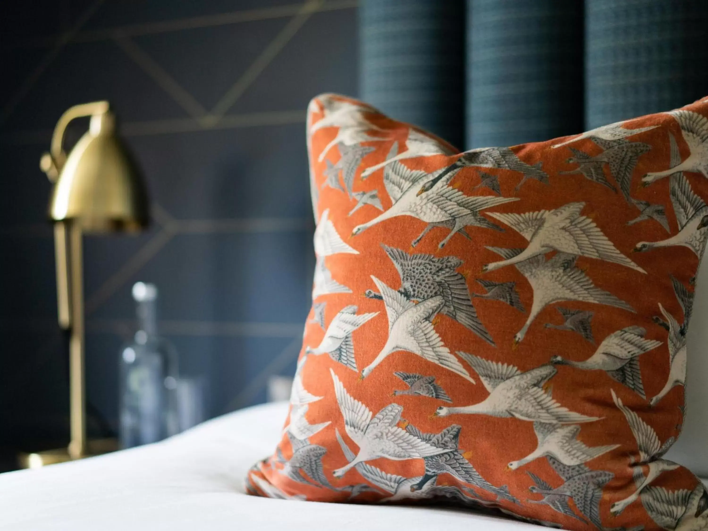 Decorative detail, Bed in Clandeboye Lodge Hotel