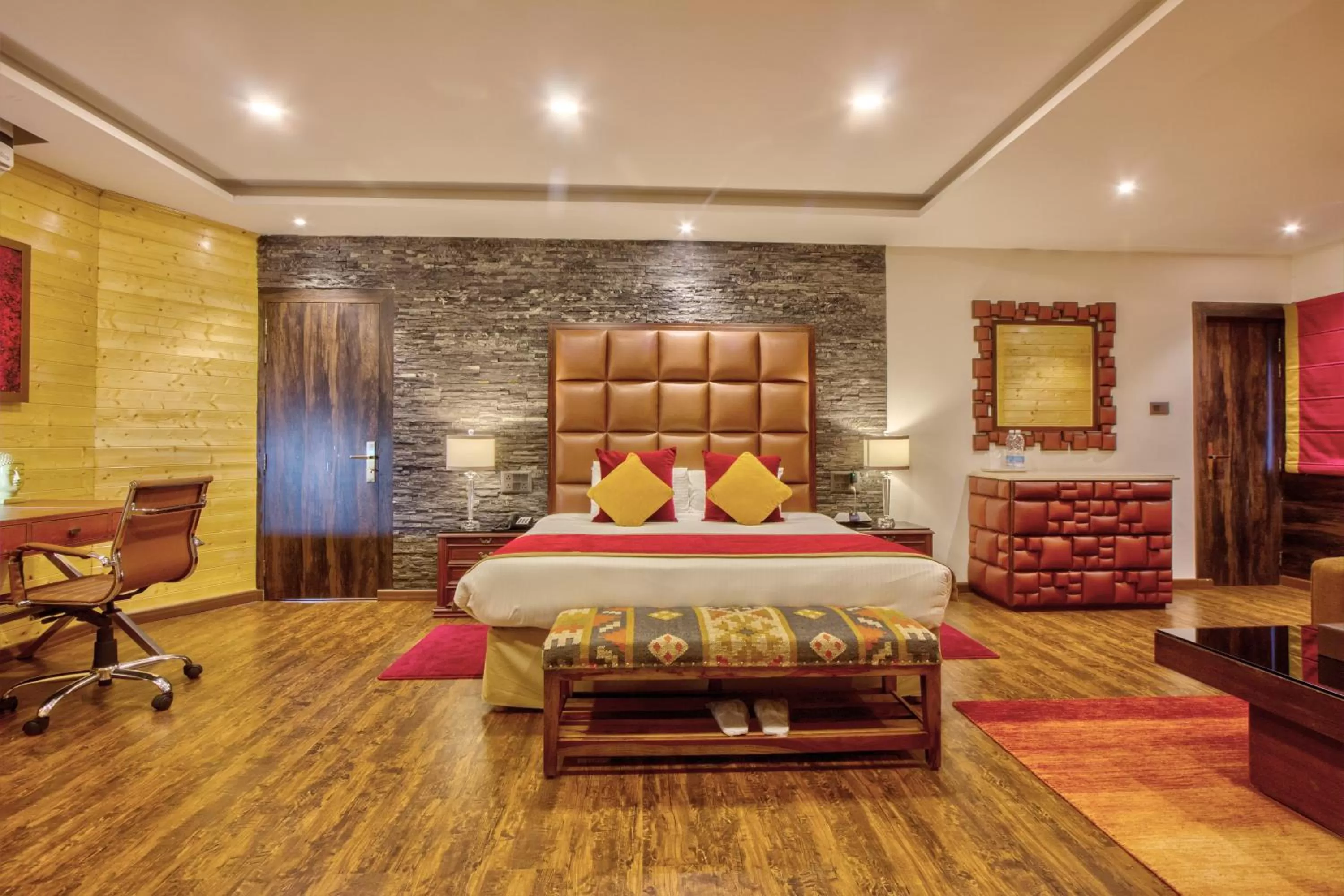 Bedroom, Bed in Span Resort and Spa, Manali