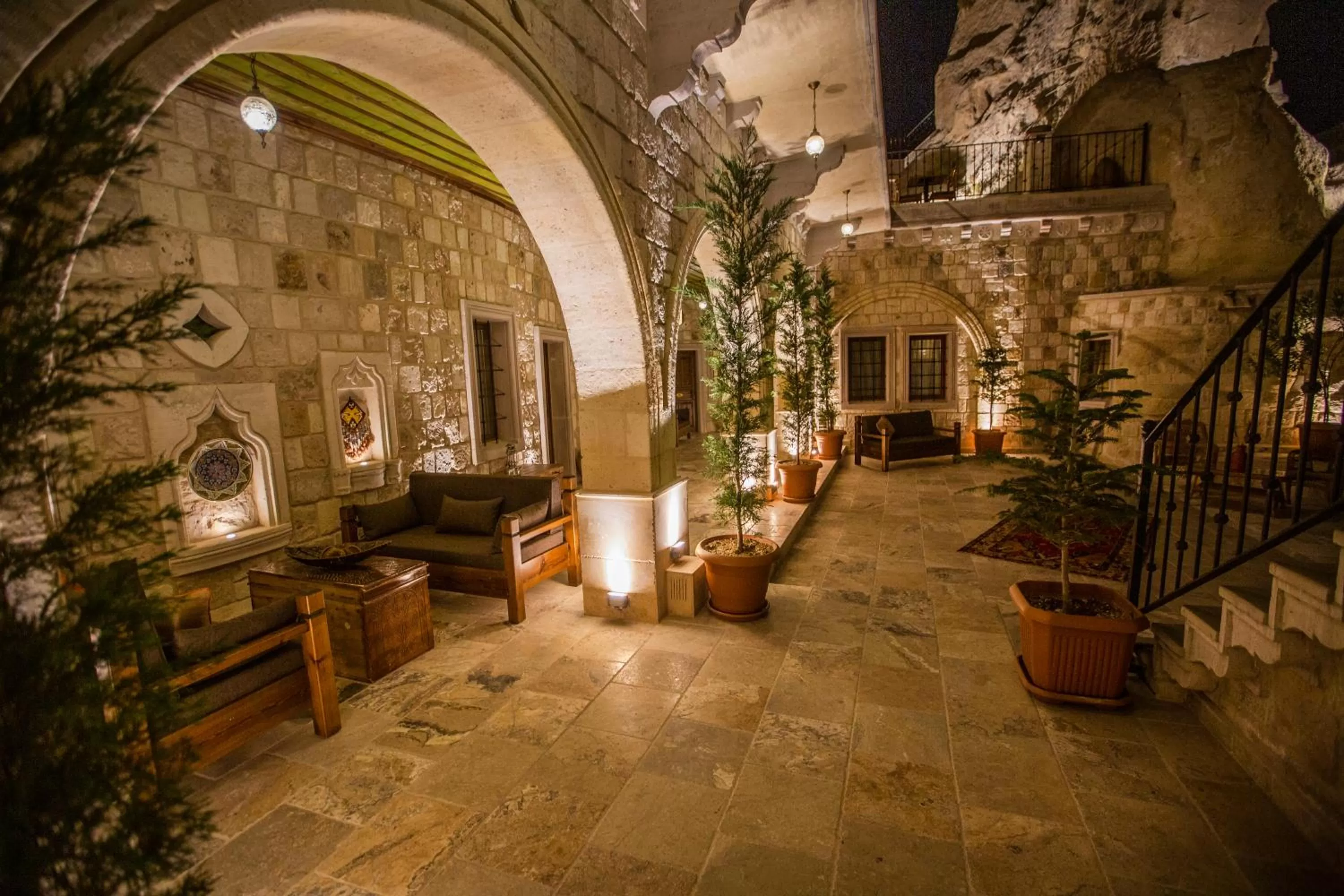 Patio in Zara Cave Hotel