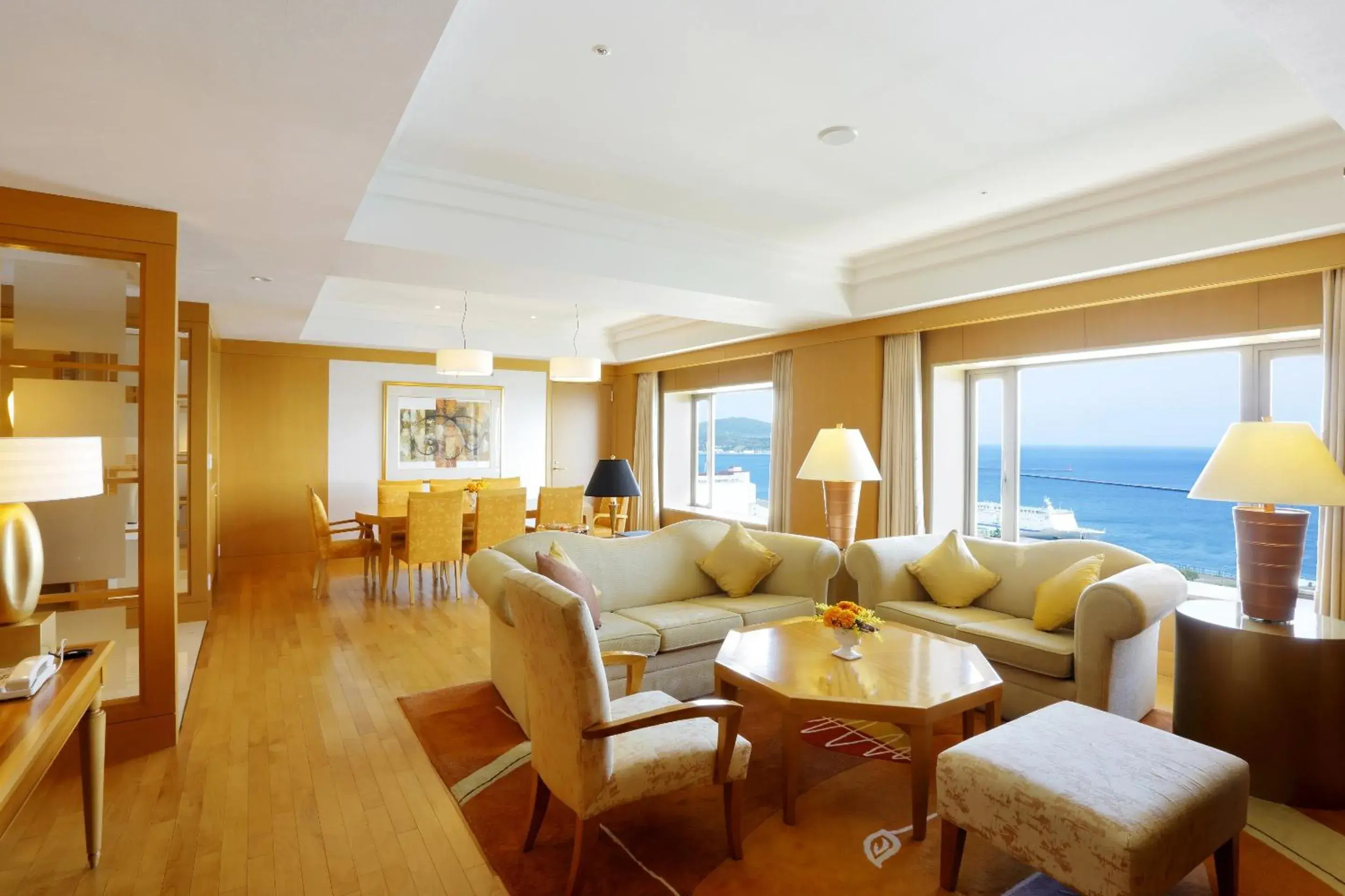 Photo of the whole room, Seating Area in Grand Park Otaru Hotel