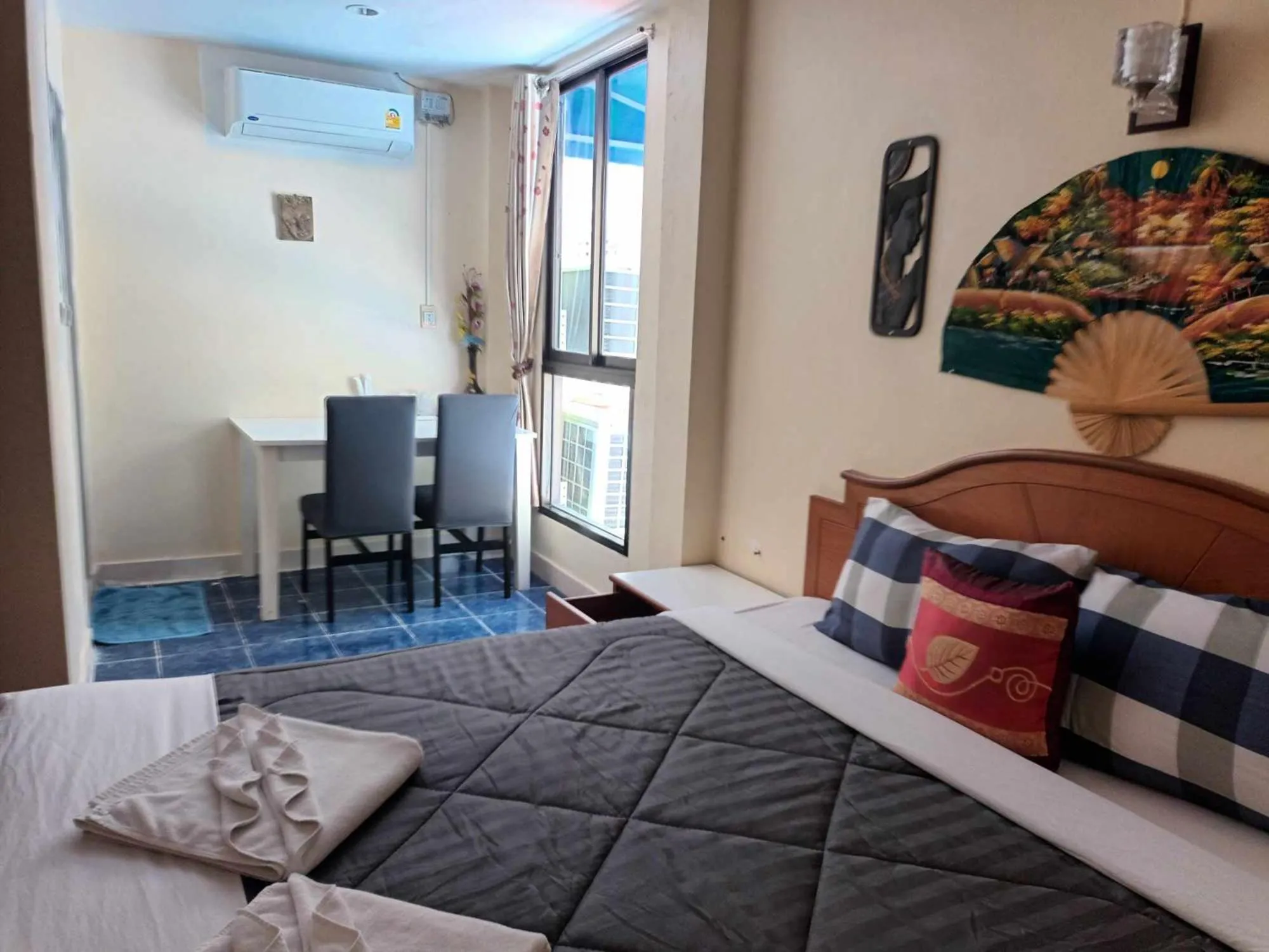 Bed in Patong Rose Guest House 50m to Beach