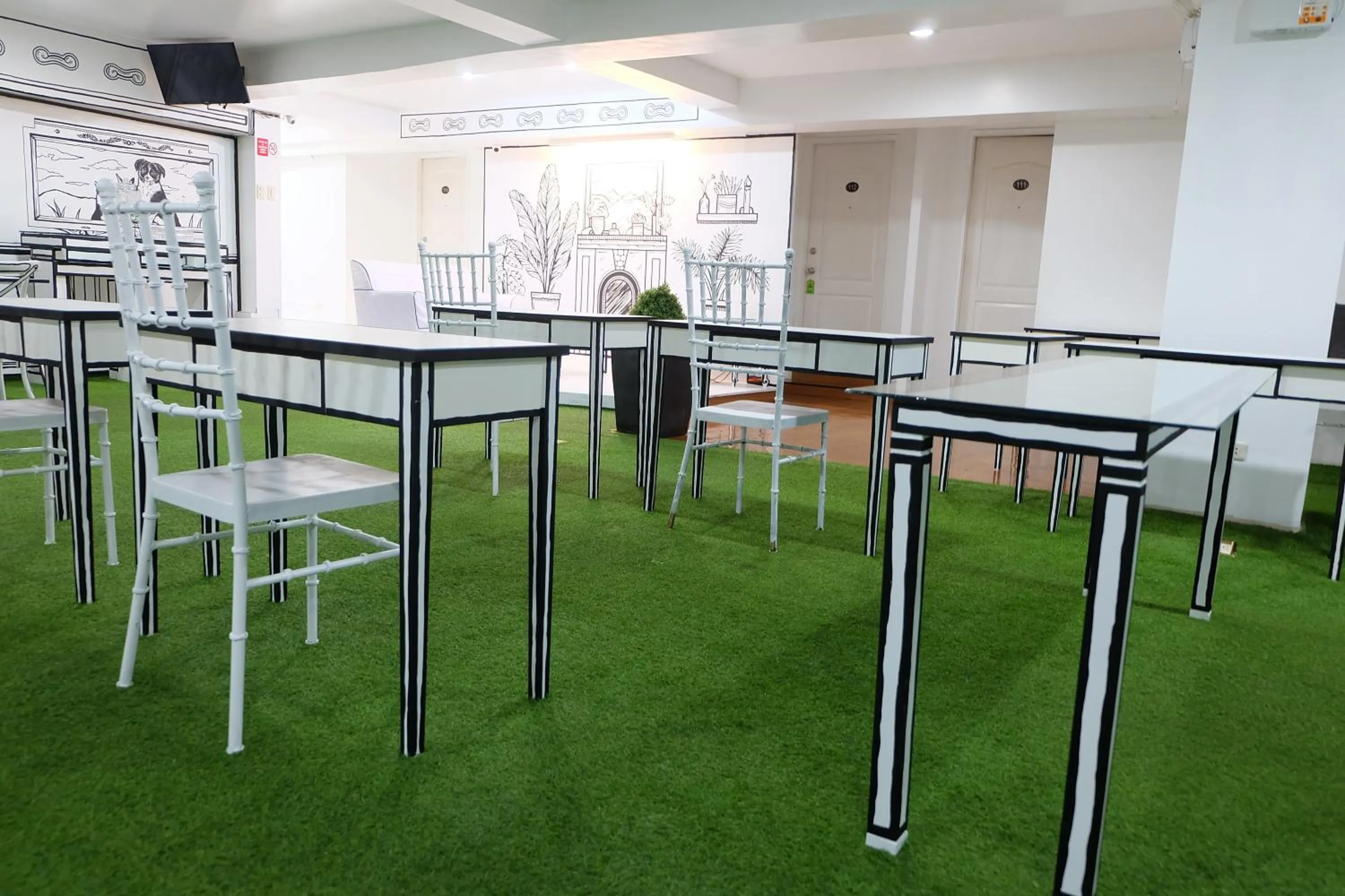 Decorative detail in Spaces Hotel Makati