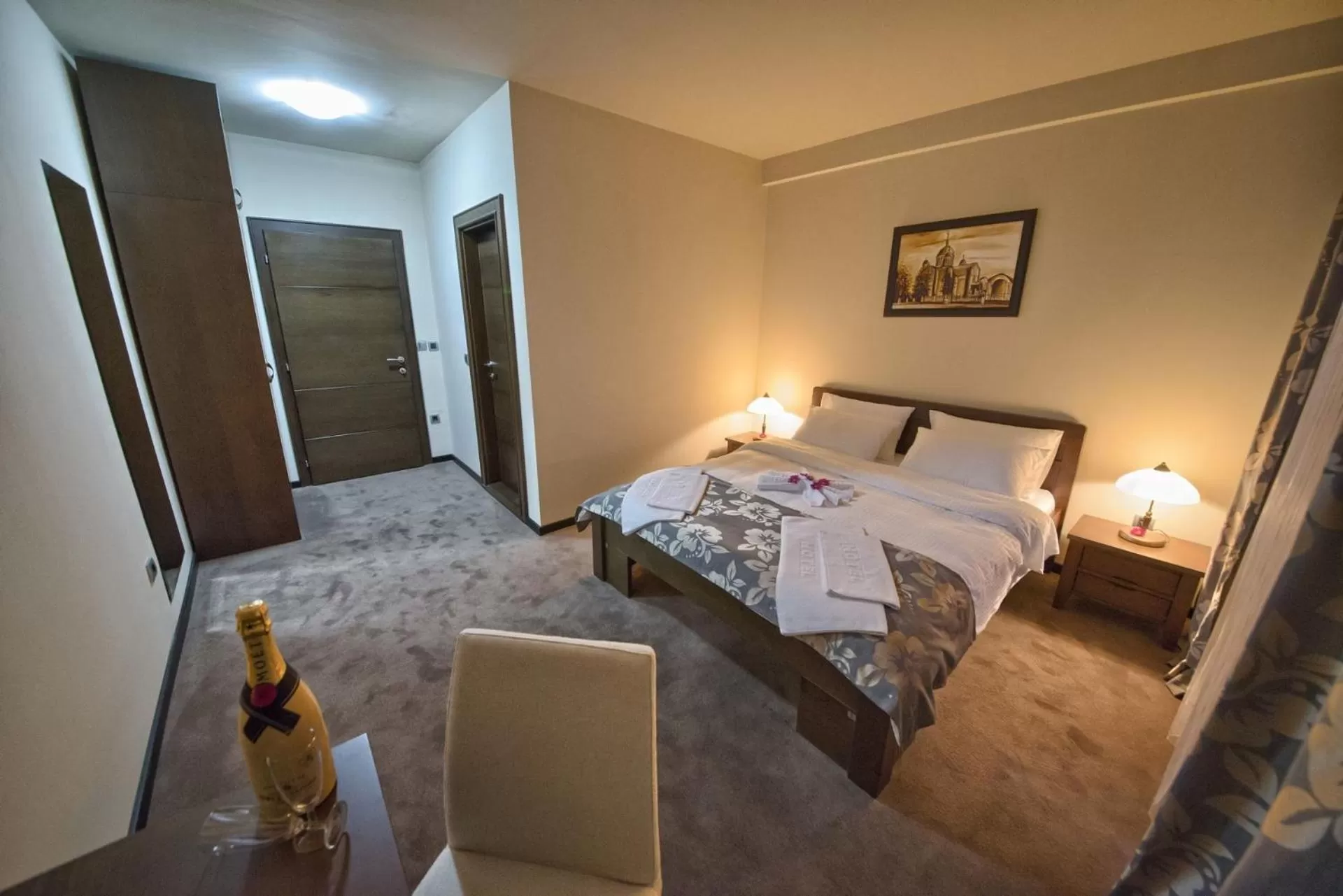 Bedroom, Bed in Garni Hotel Central Lux