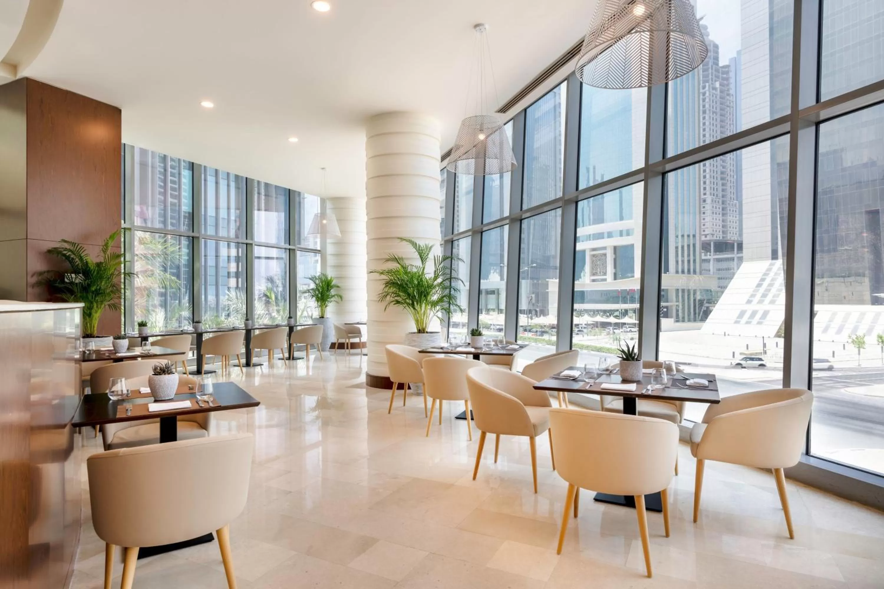 Restaurant/places to eat in Le Meridien City Center Doha