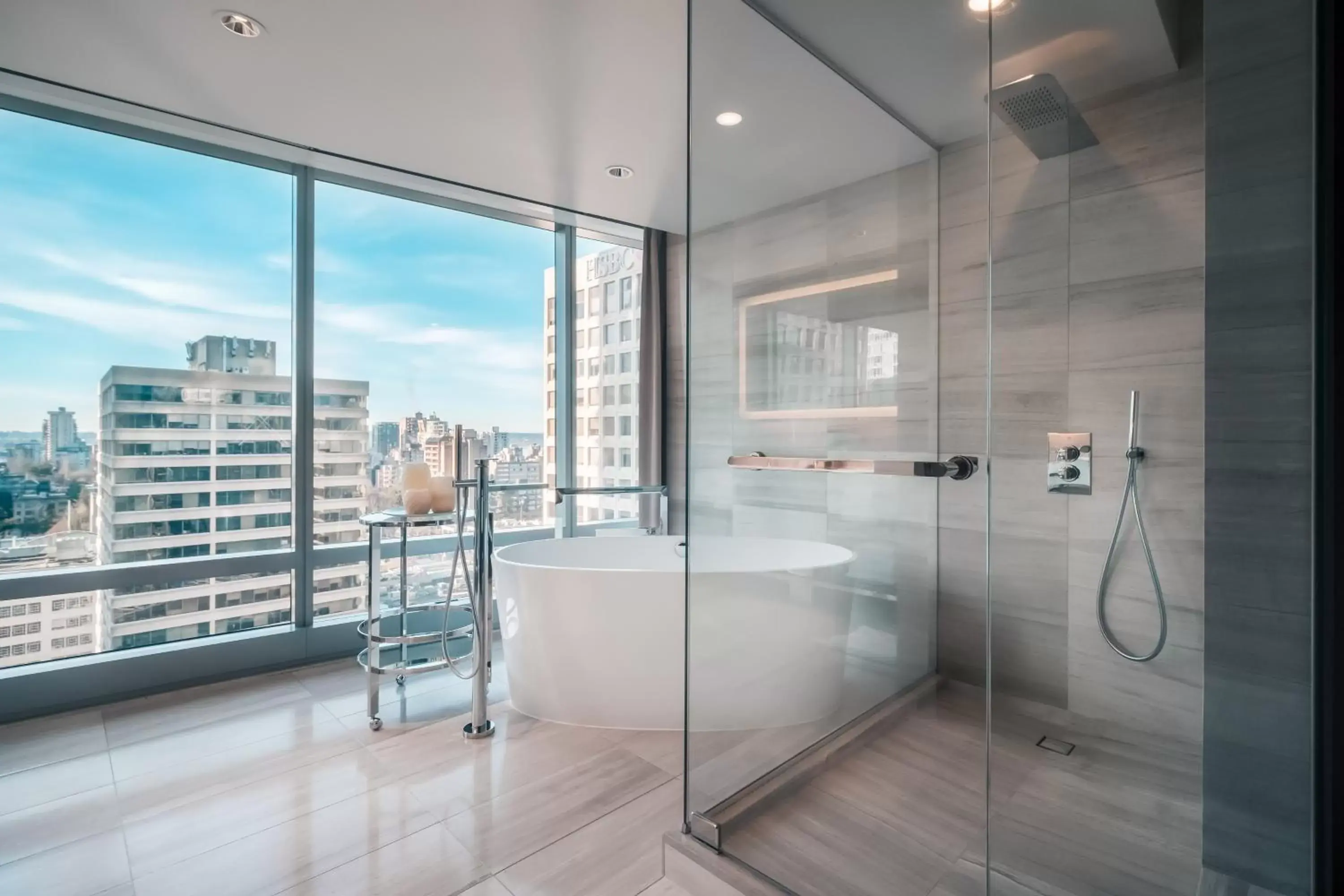 City view, Bathroom in Paradox Hotel Vancouver