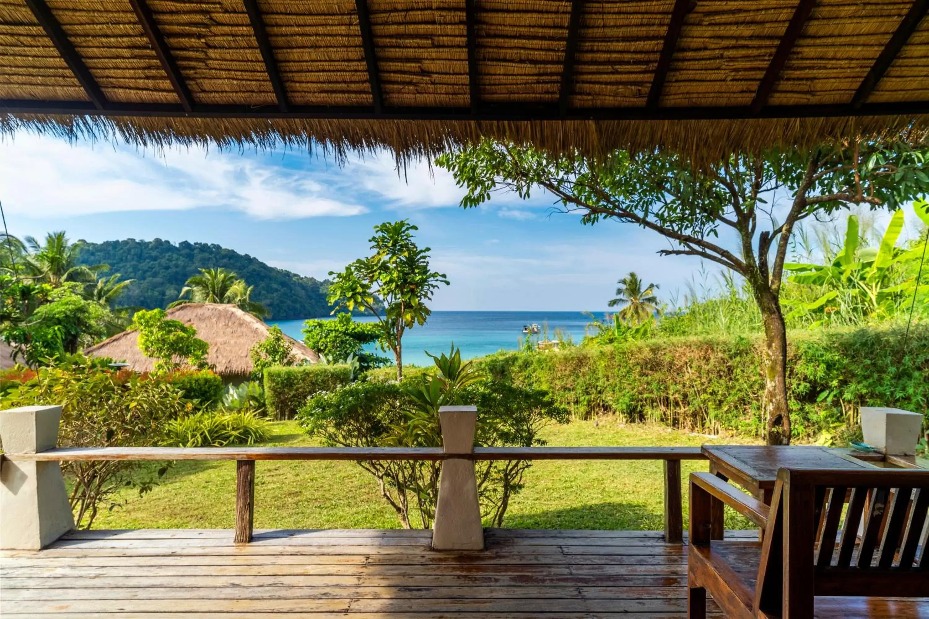 Balcony/Terrace in The Beach Natural Resort Koh Kood