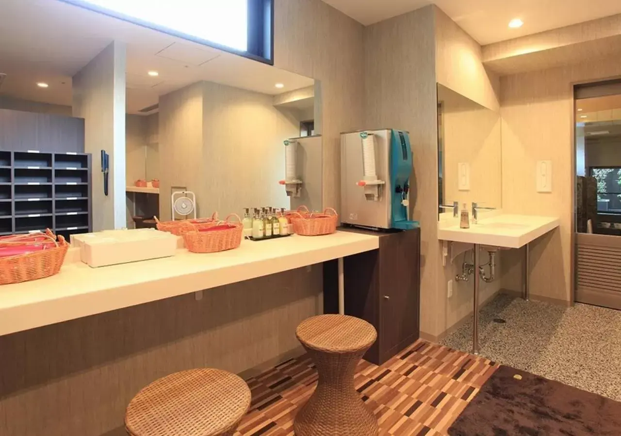 Public Bath, Kitchen/Kitchenette in Urban Hotel Kyoto Shijo Premium