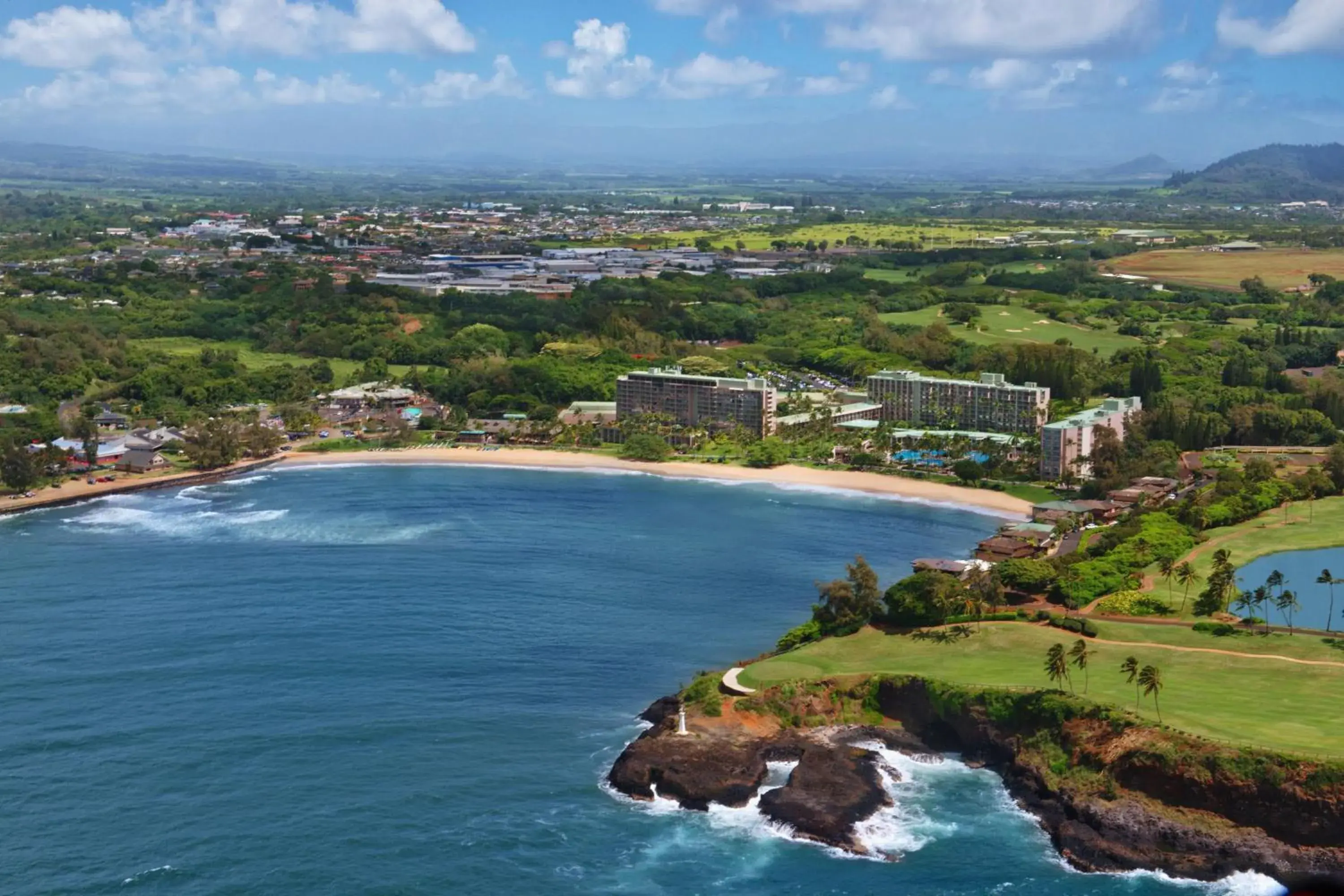 Property building, Bird's-eye View in Marriott's Kaua'I Beach Club