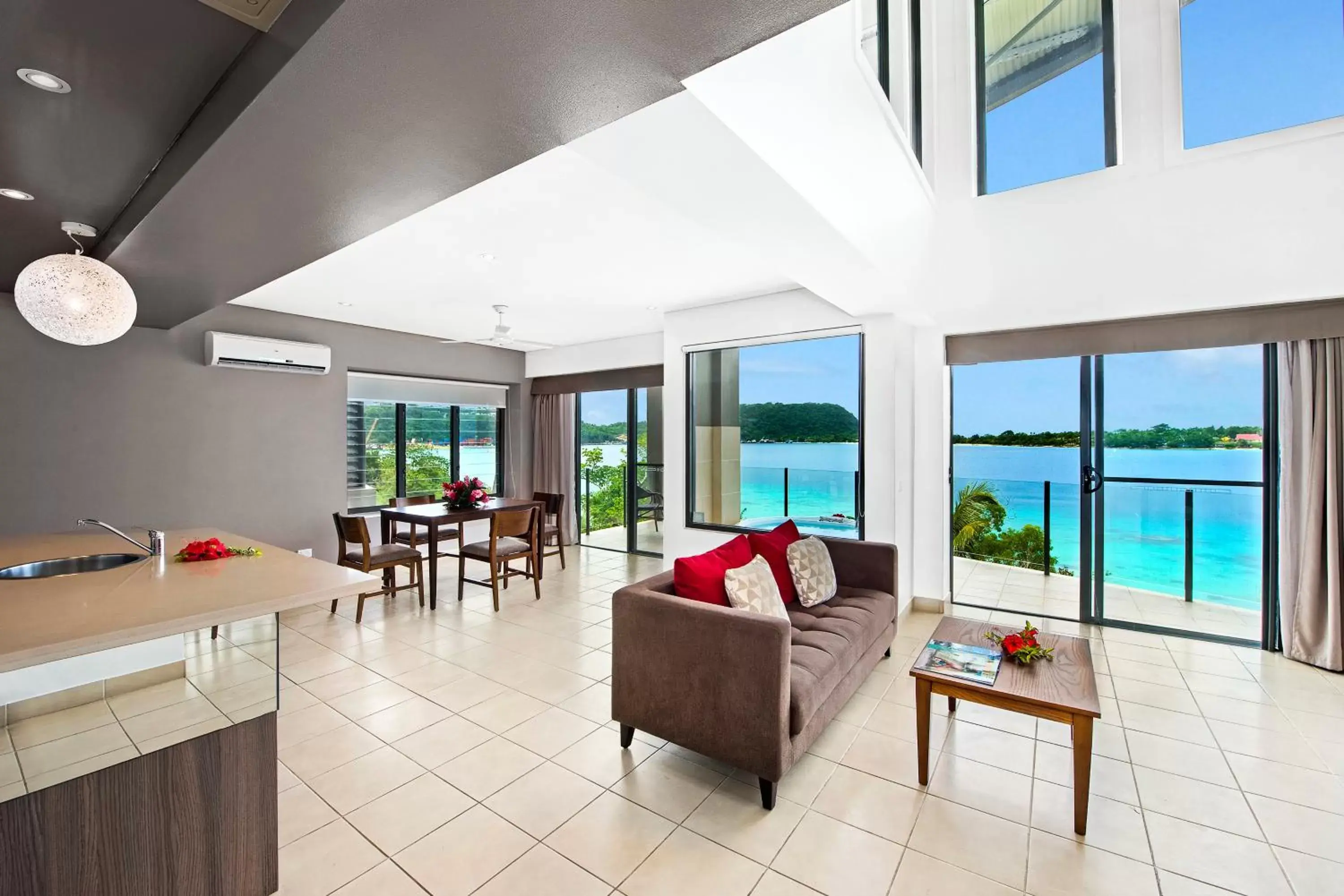 View (from property/room), Seating Area in Iririki Island Resort & Spa