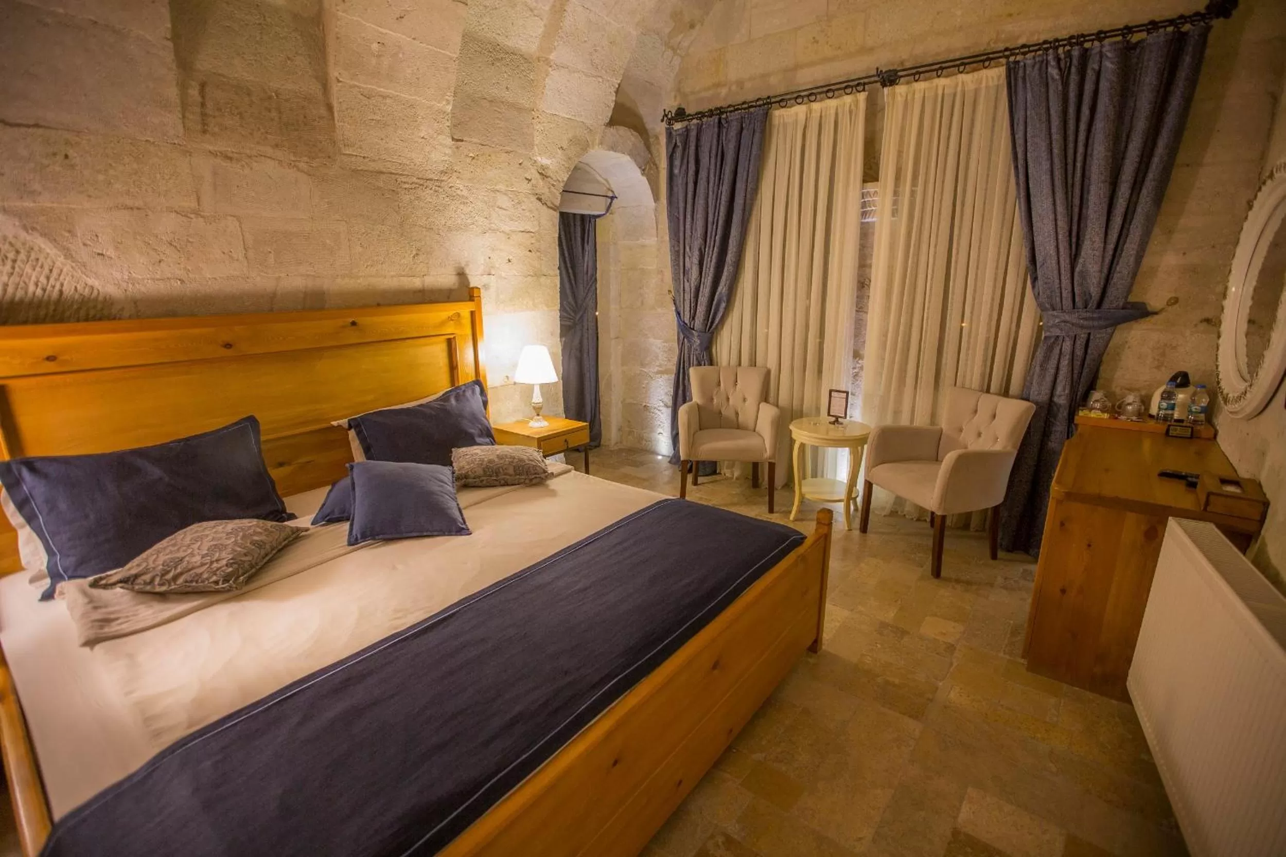 Bedroom, Bed in Azure Cave Suites - Cappadocia