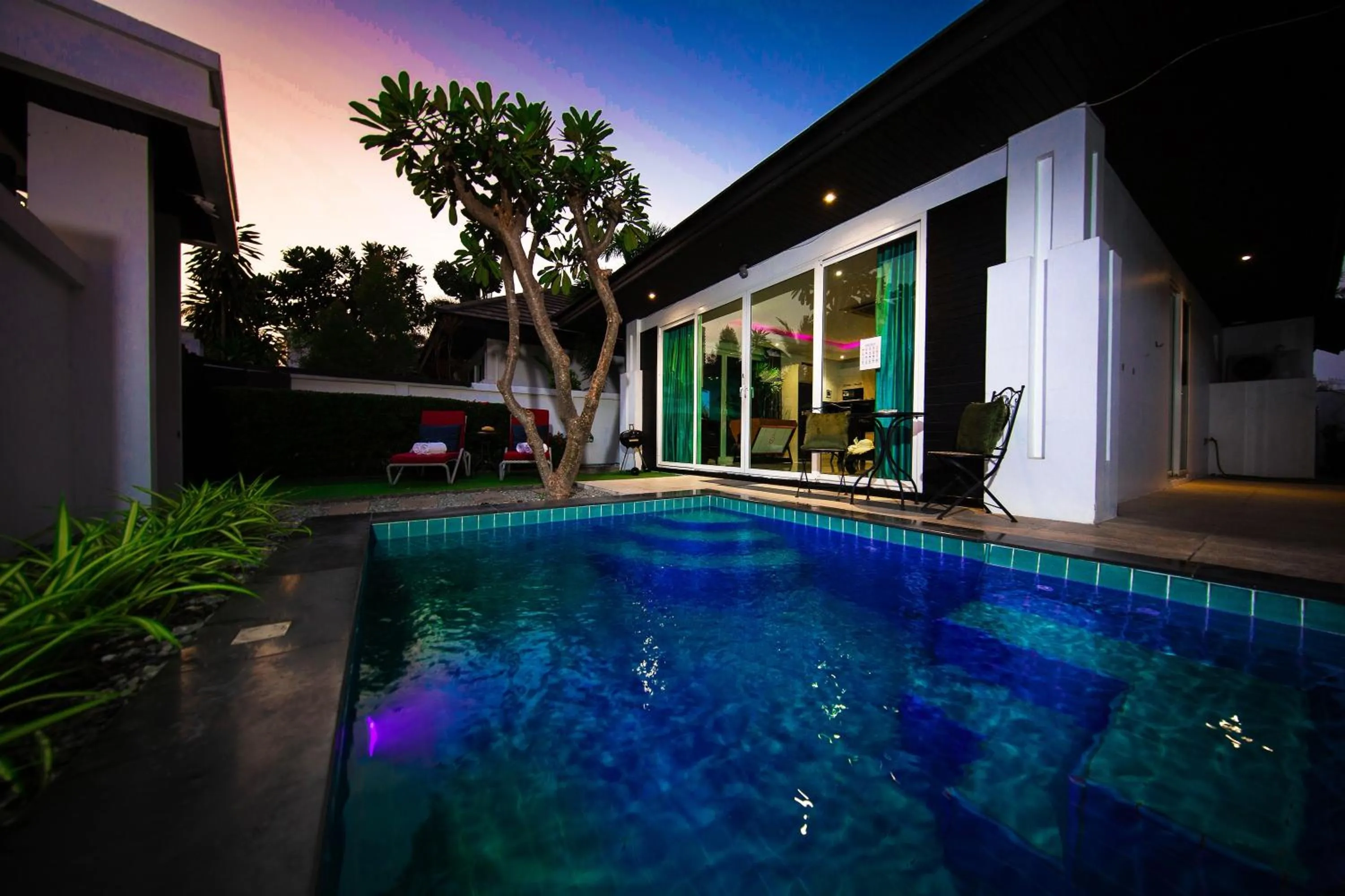 Pool view in Colibri Pool Villa Pattaya