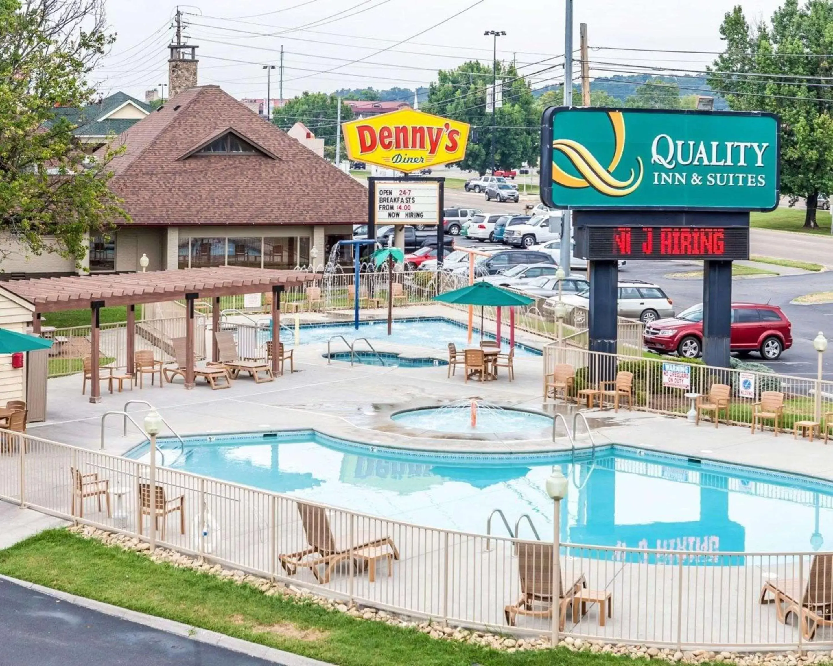 On site, Swimming Pool in Quality Inn & Suites at Dollywood Lane