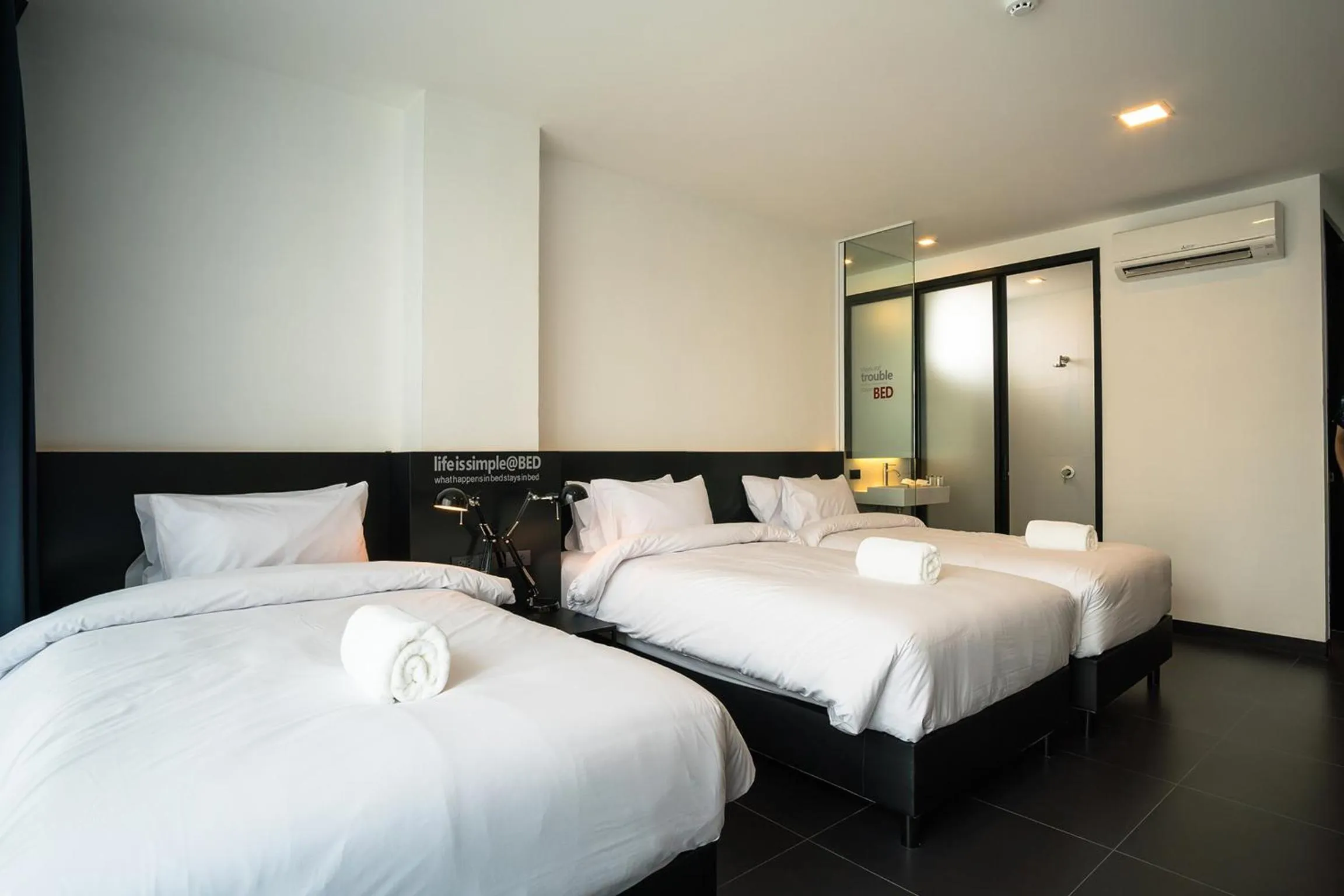 Triple Room in BED Chiangmai Gate- Adults Only