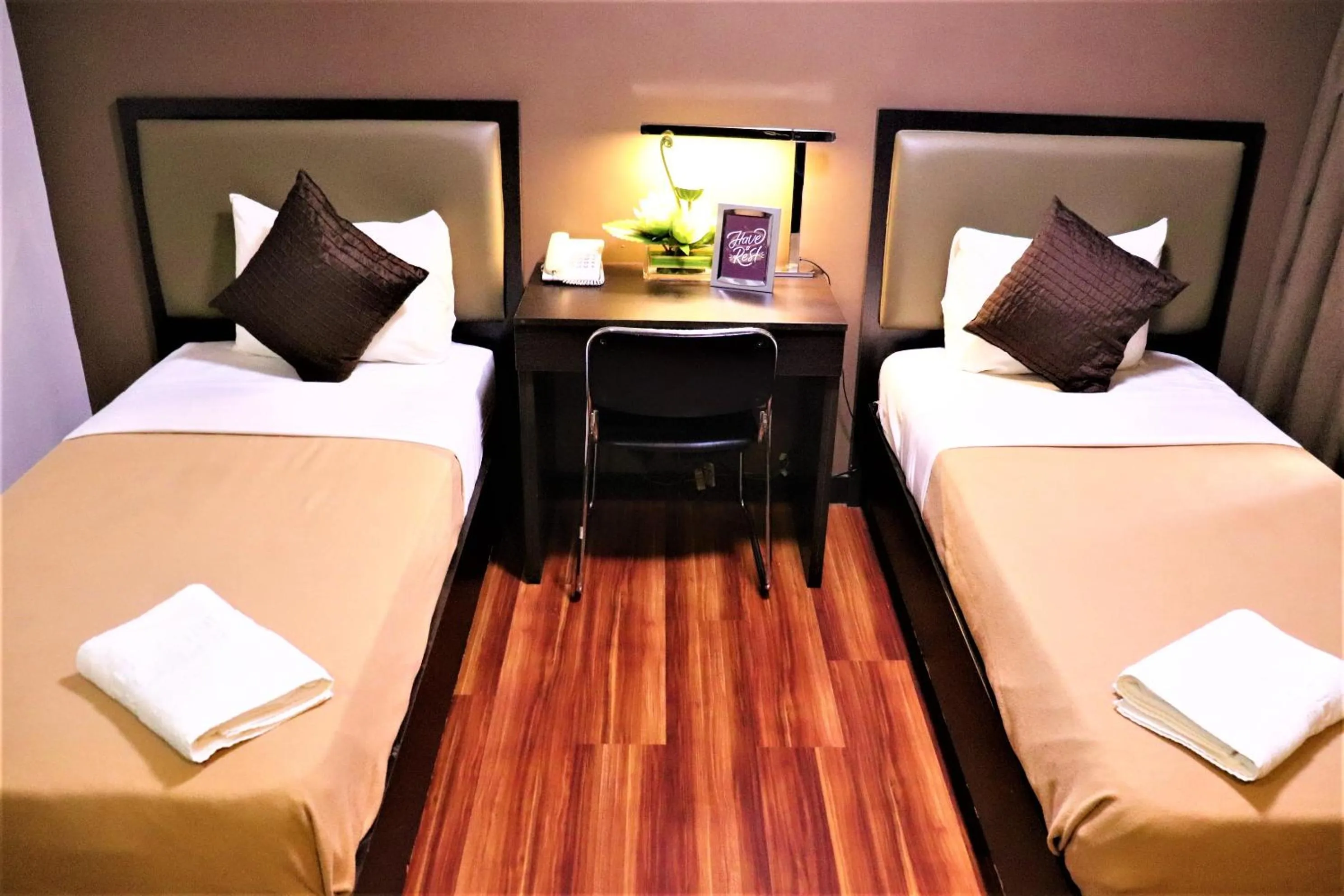 Bed in The Studio 18 Residences