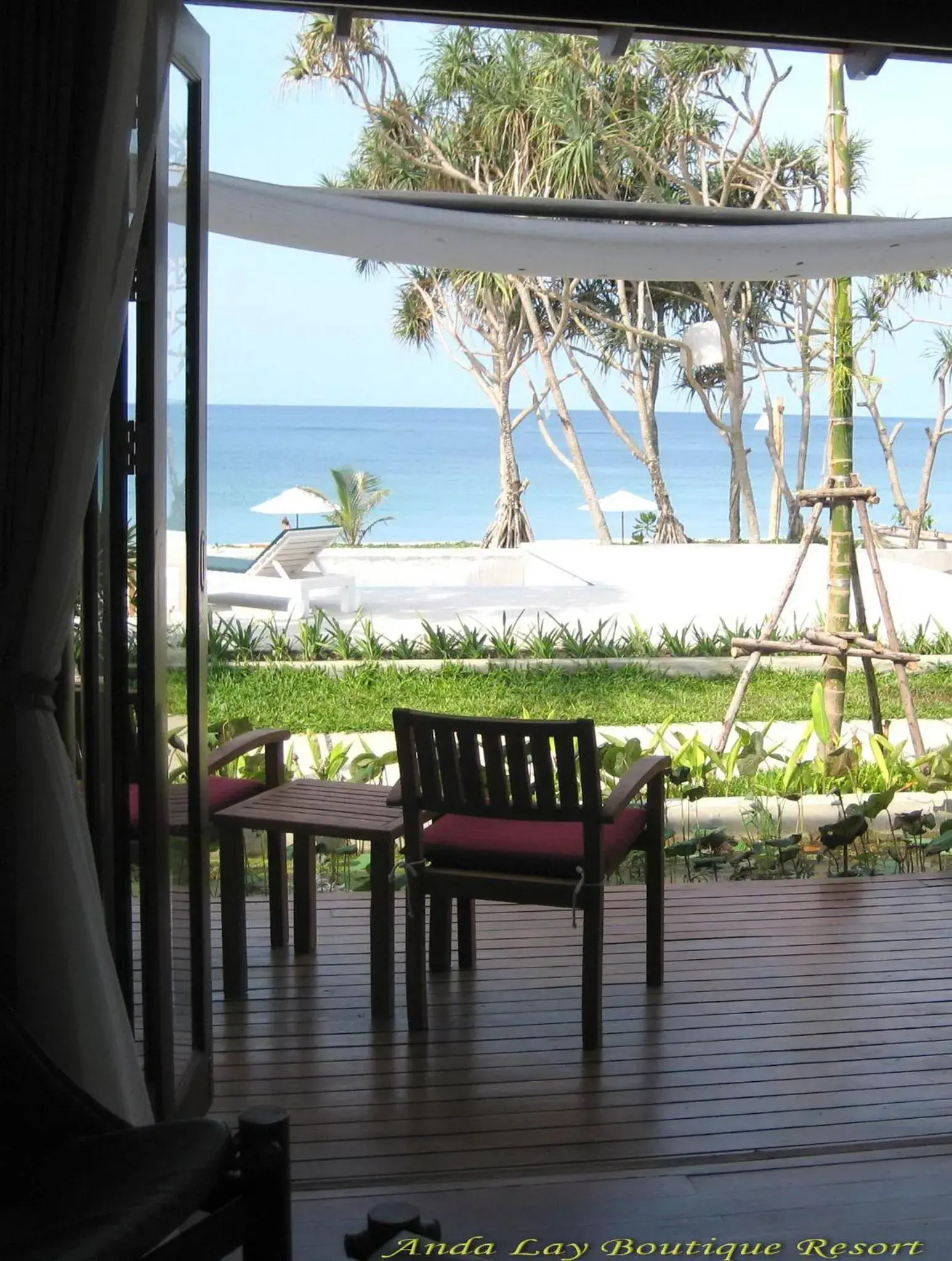 Patio in Andalay Boutique Resort