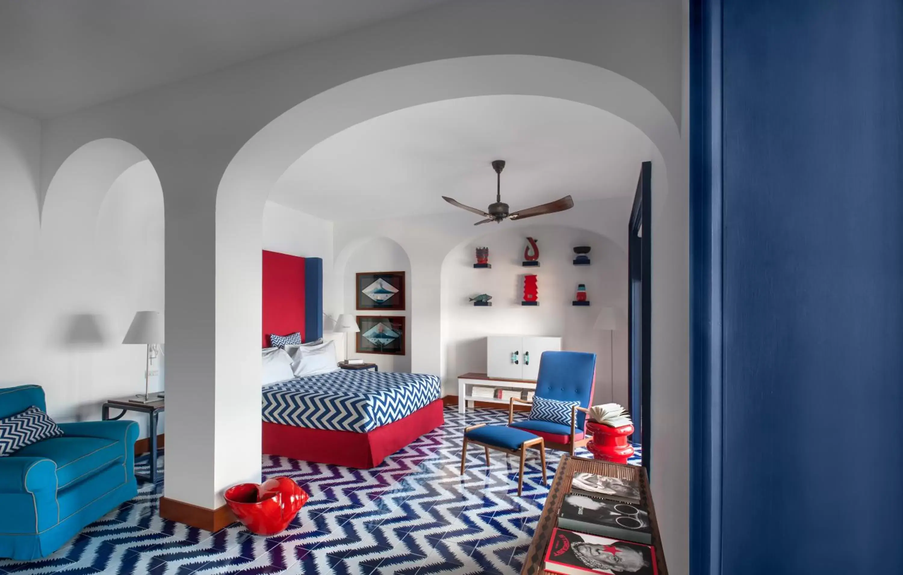 Bedroom, Seating Area in Maison La Minervetta