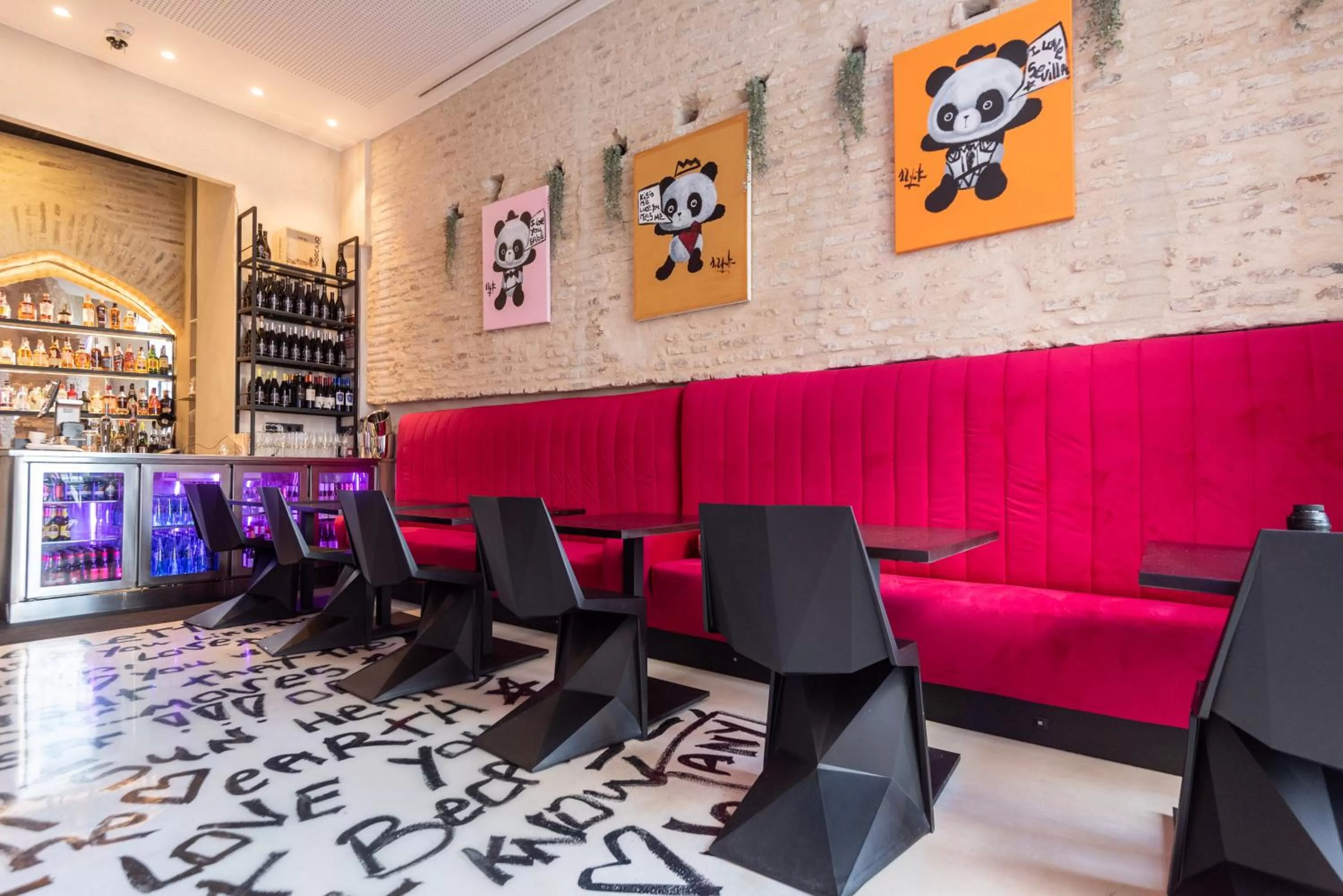 Living room in Casa ART Sevilla