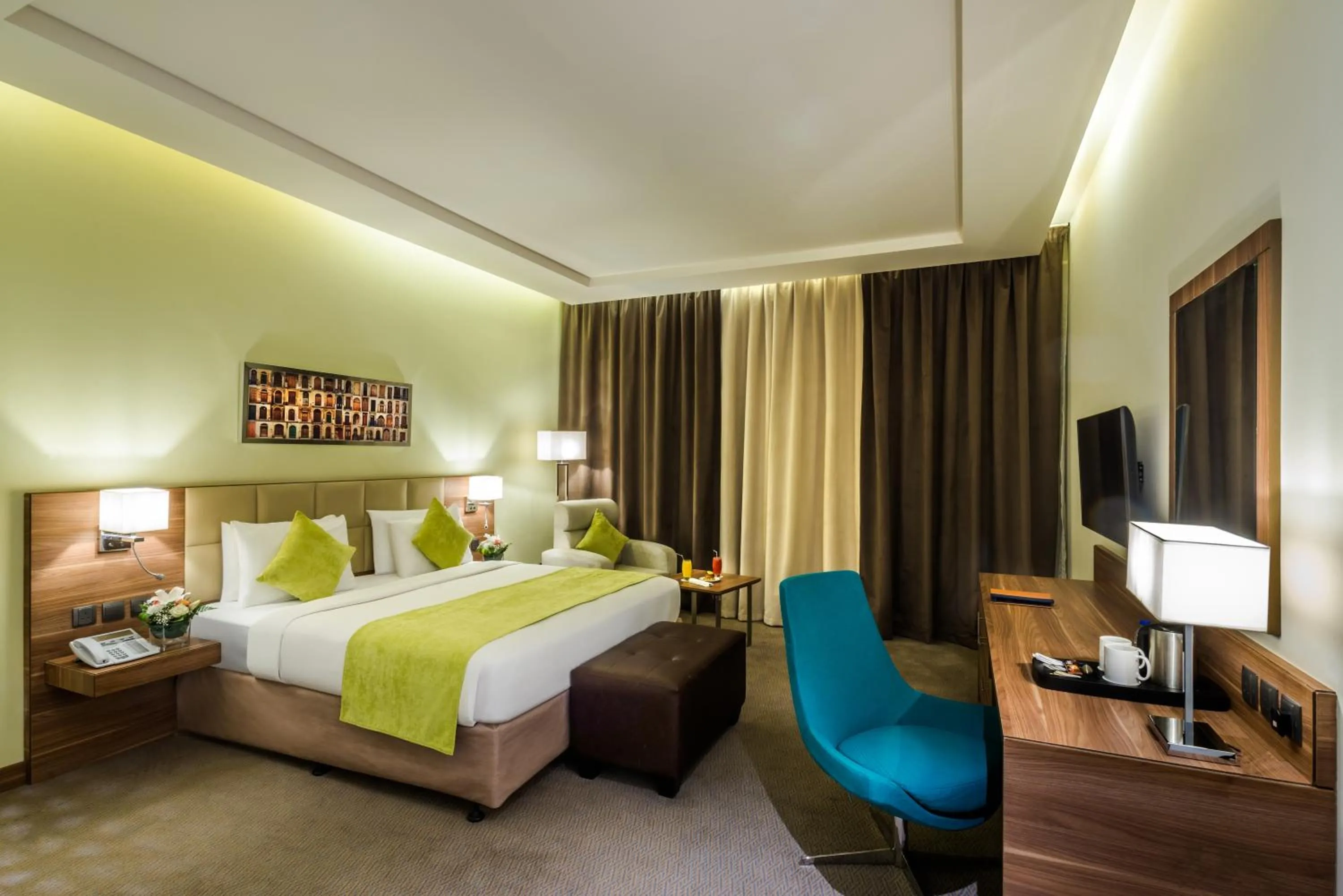 Bed in Mena Hotel Tabuk