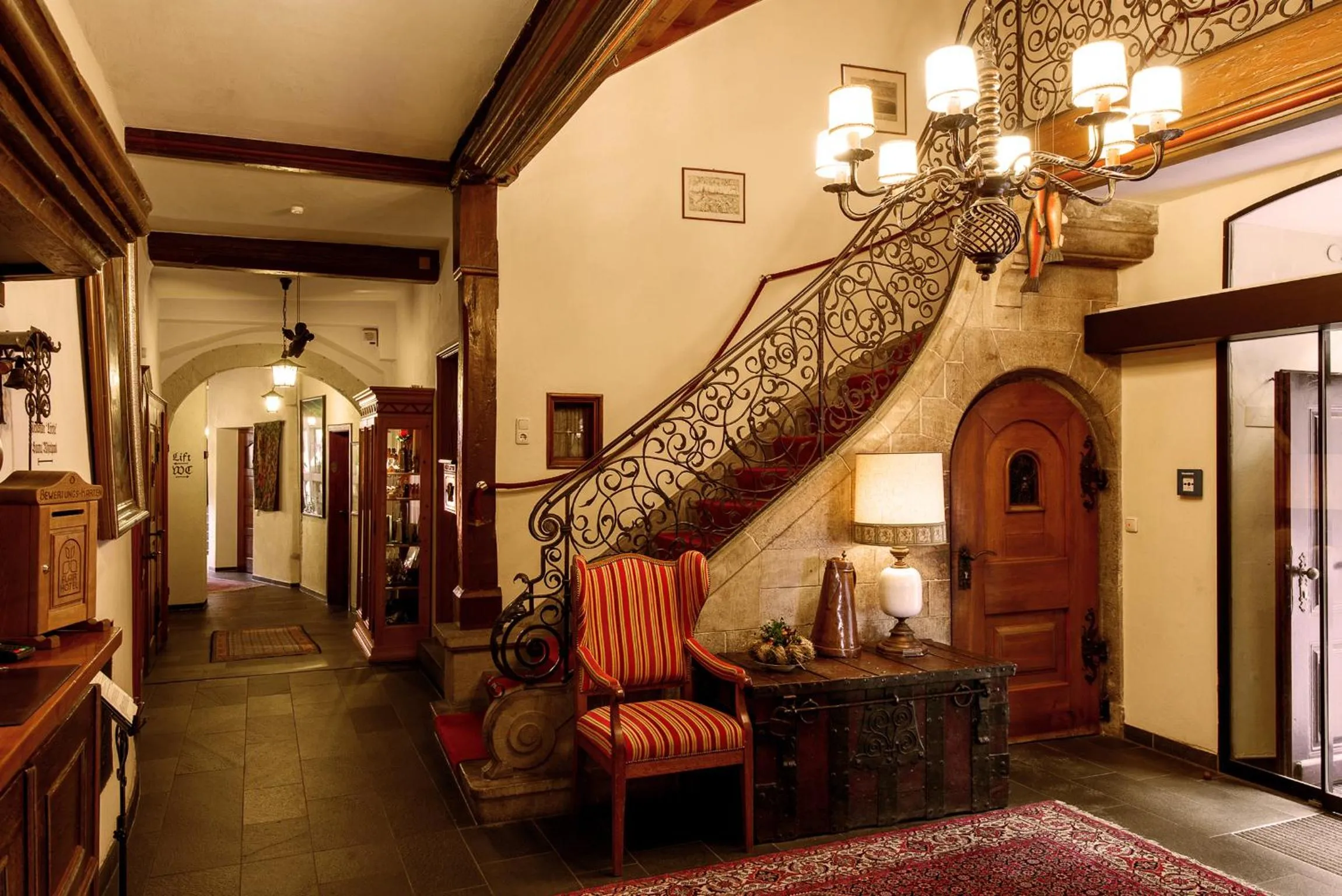 Lobby or reception in Hotel Reichsküchenmeister